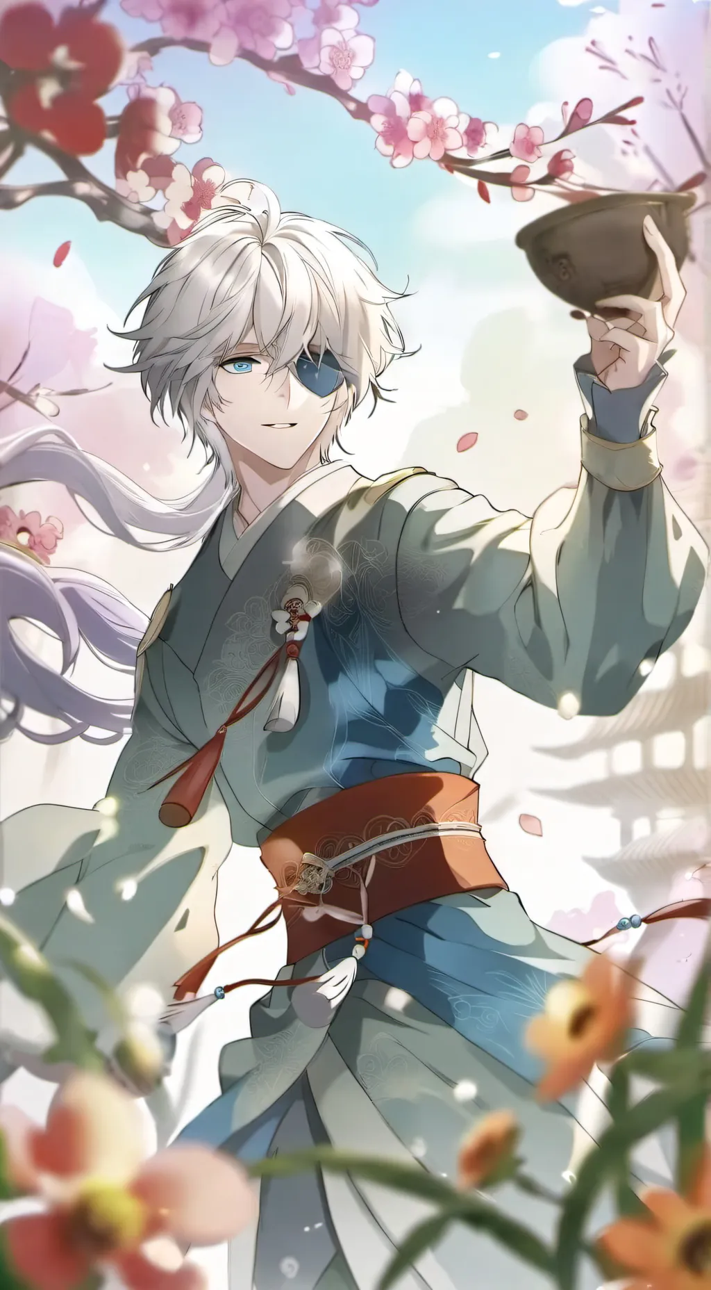 ai character: gojo background