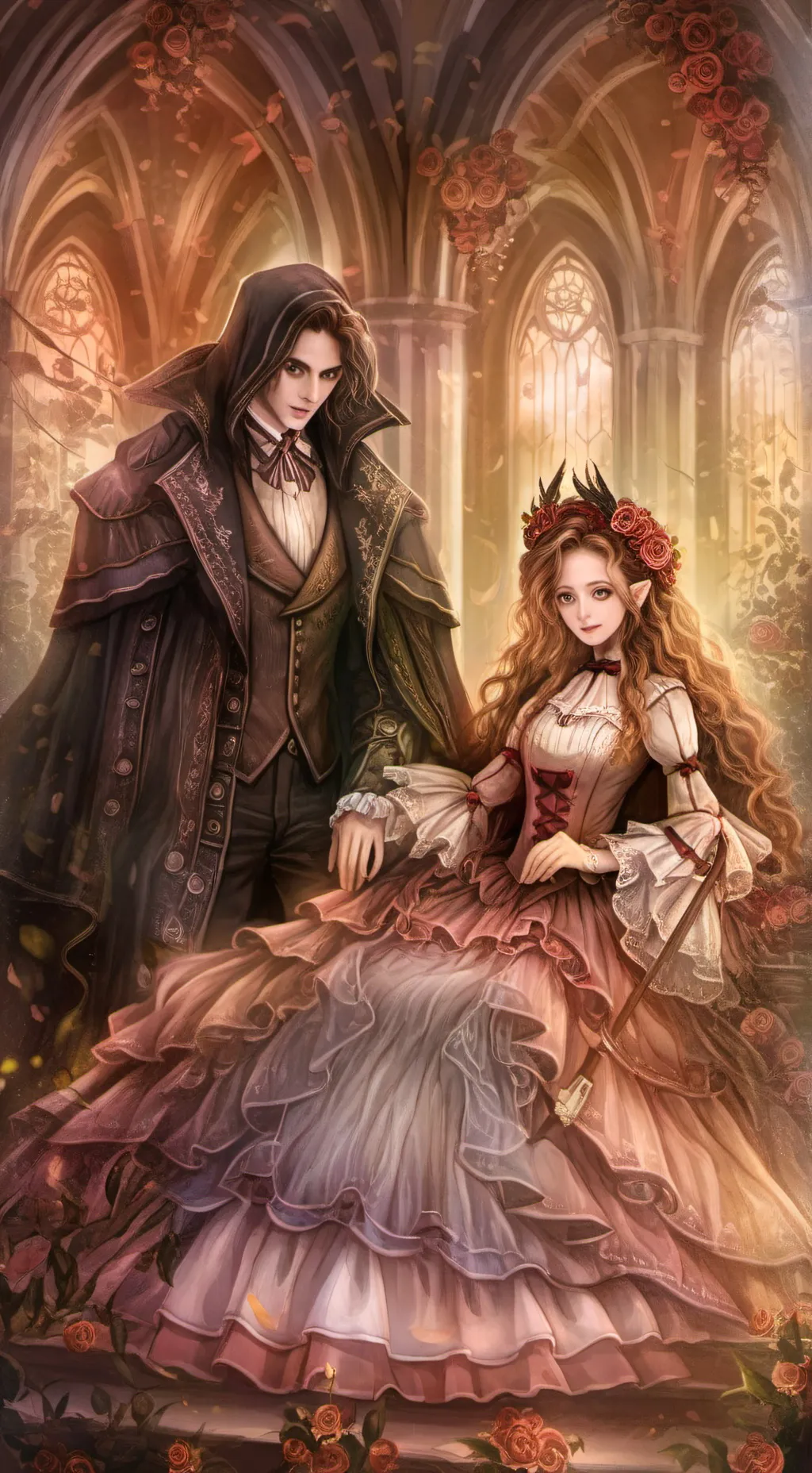 ai character: Кай и Женя background