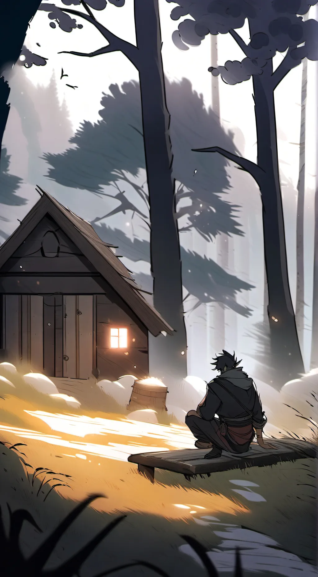 ai character: Smiling critters background