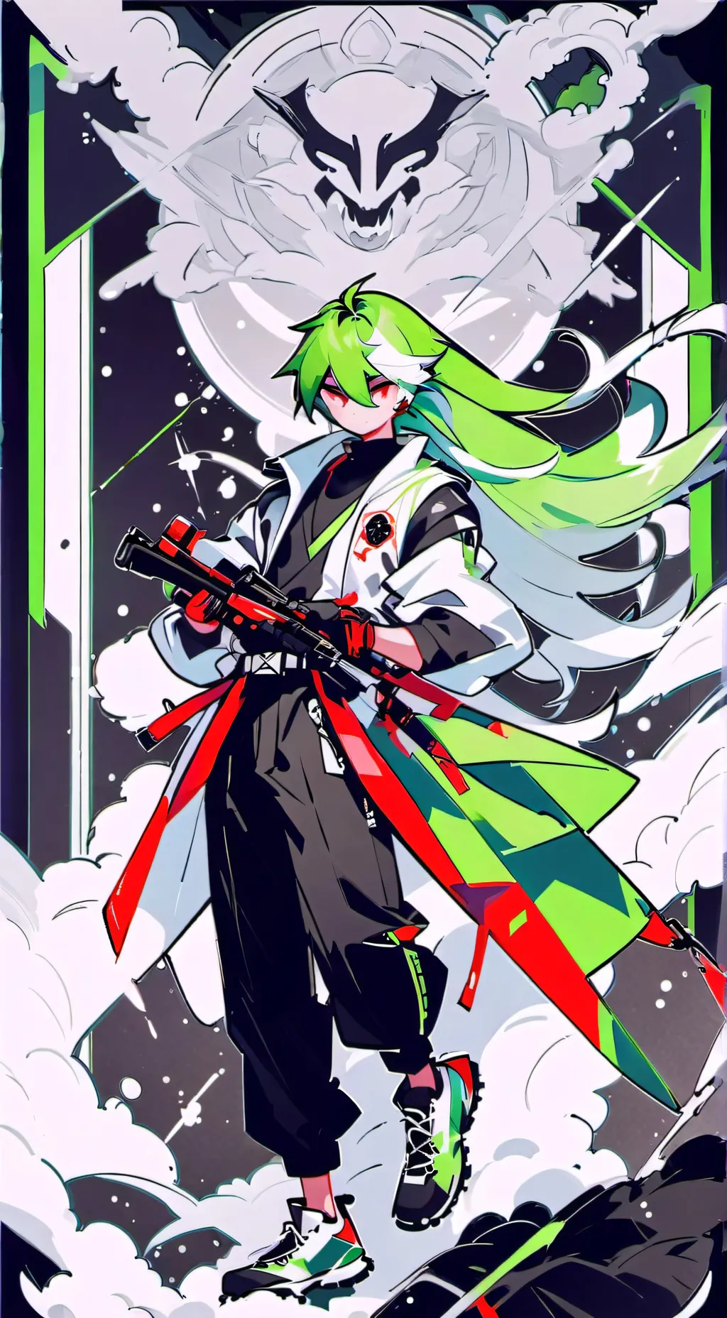 ai character: The showdown background