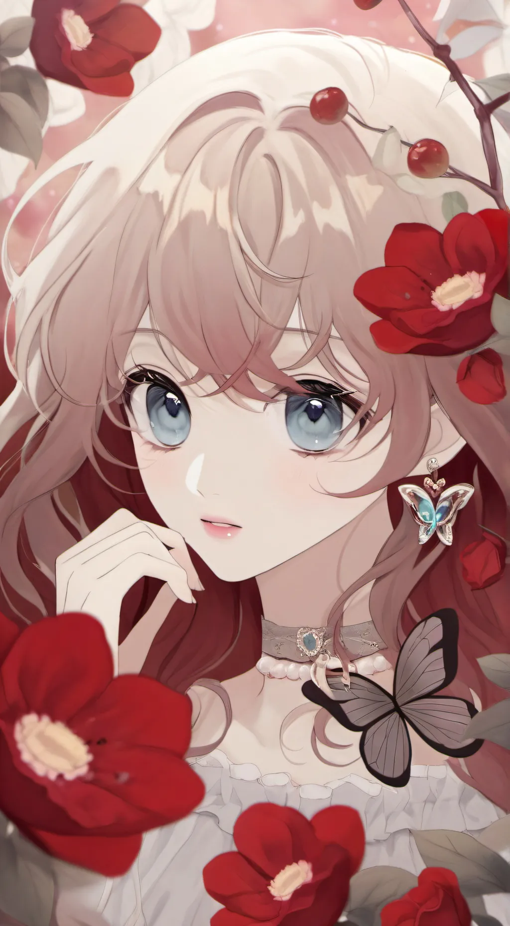 ai character: motyl background