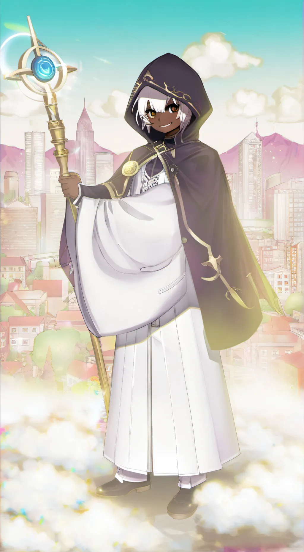 ai character: King shadows background