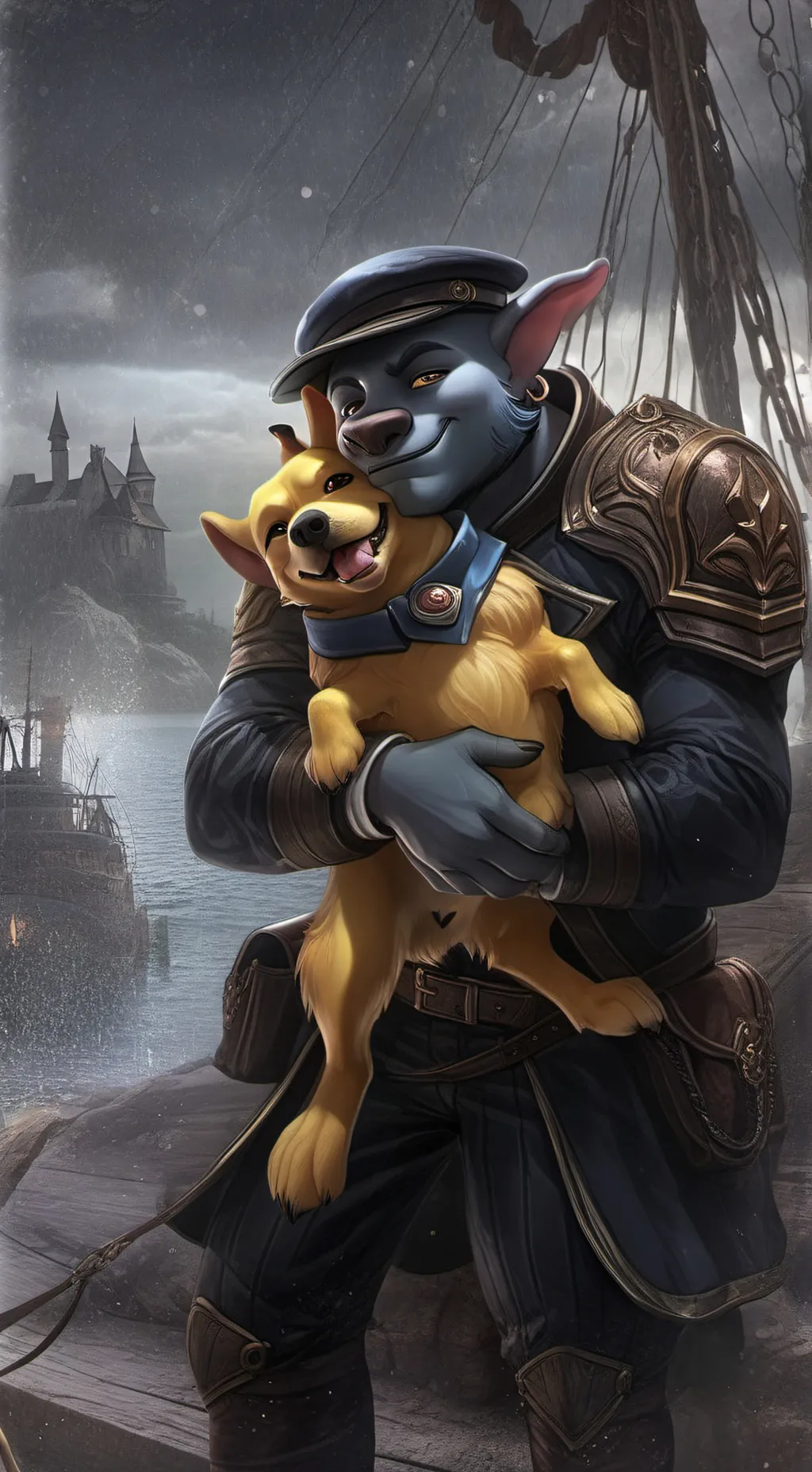 ai character: Gantu x Reuben background