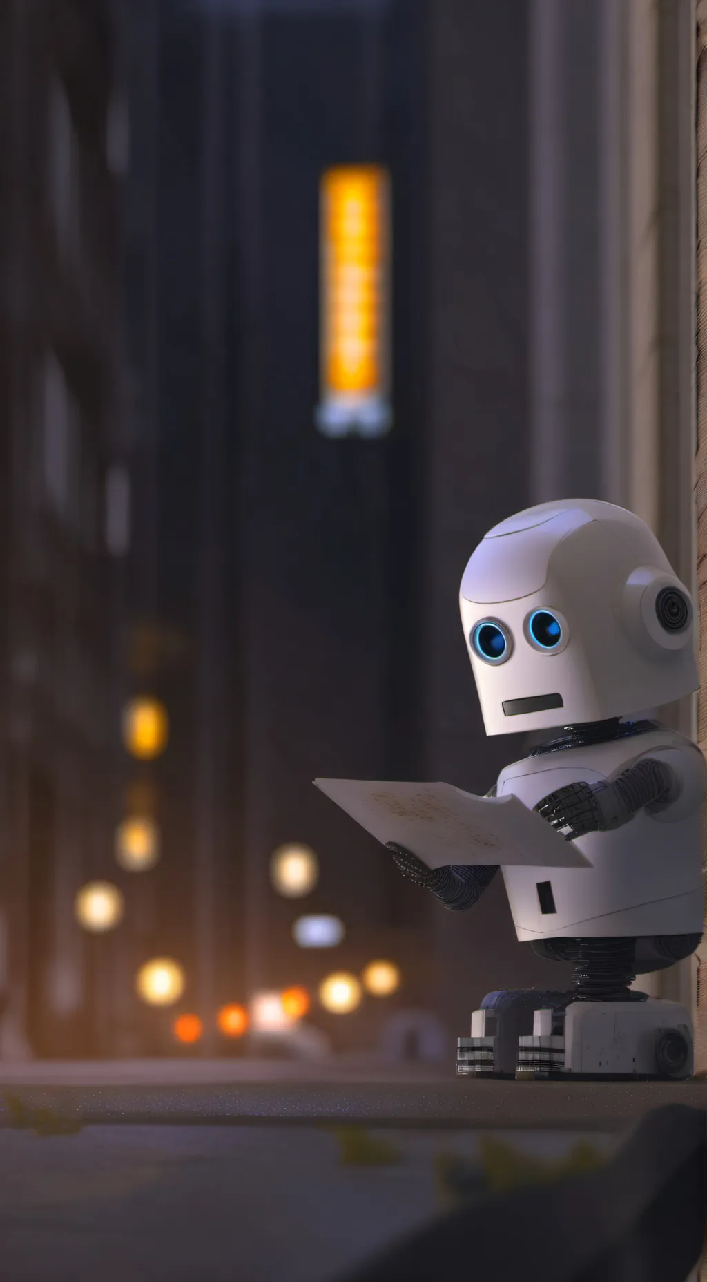 ai character: robot background
