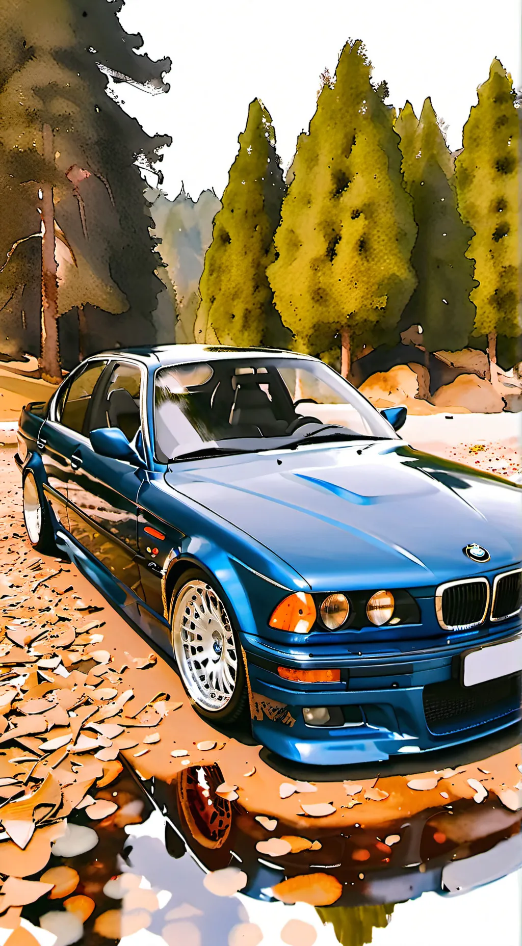 ai character: BMW  background