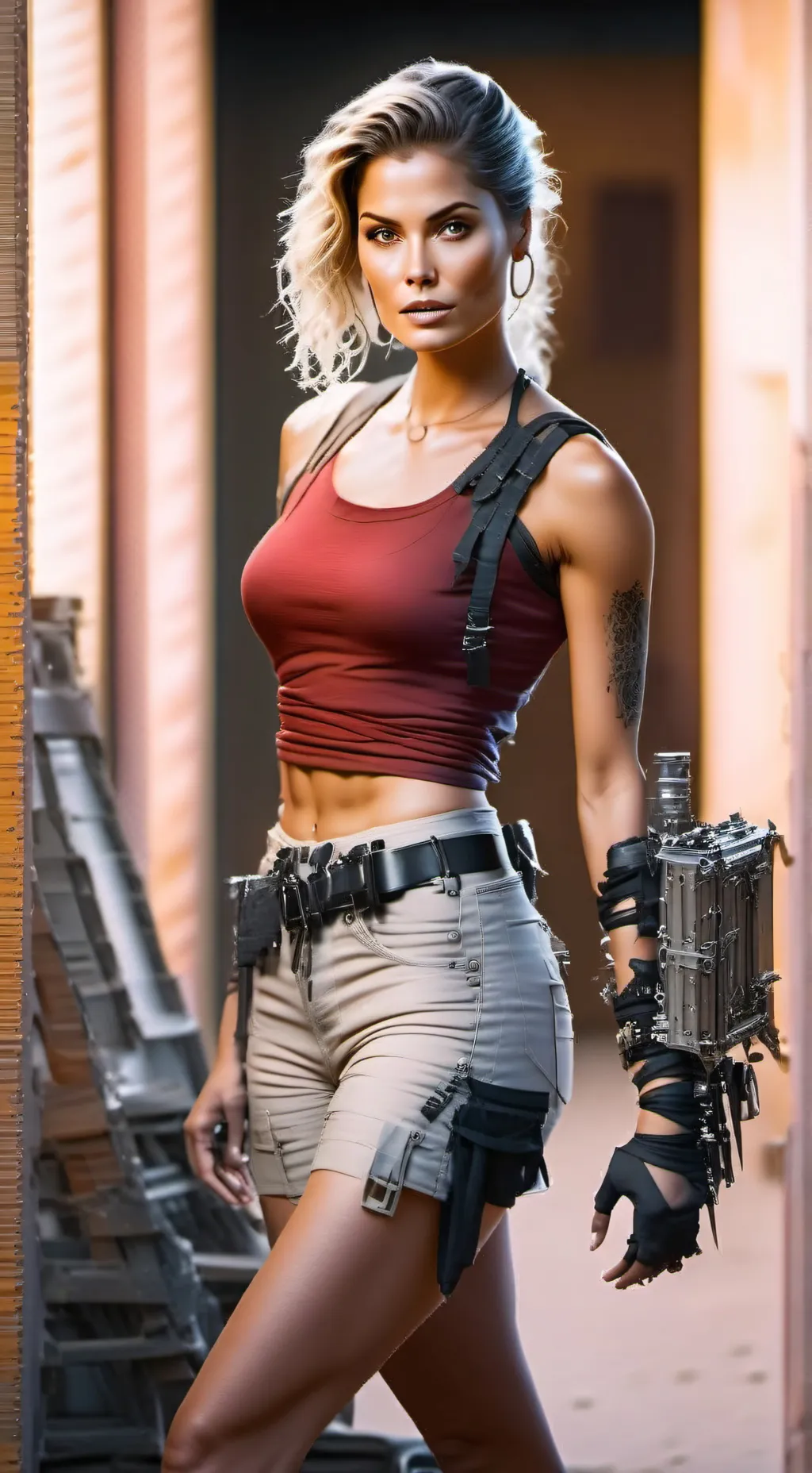 ai character: Rhea Faro background