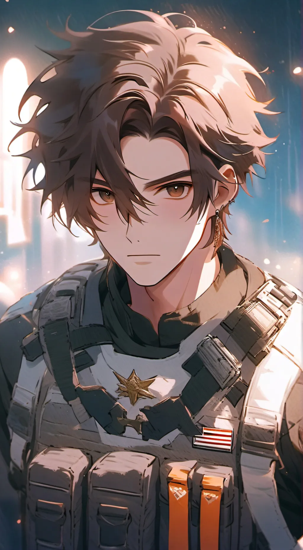 ai character: Aaron Karmicheal background