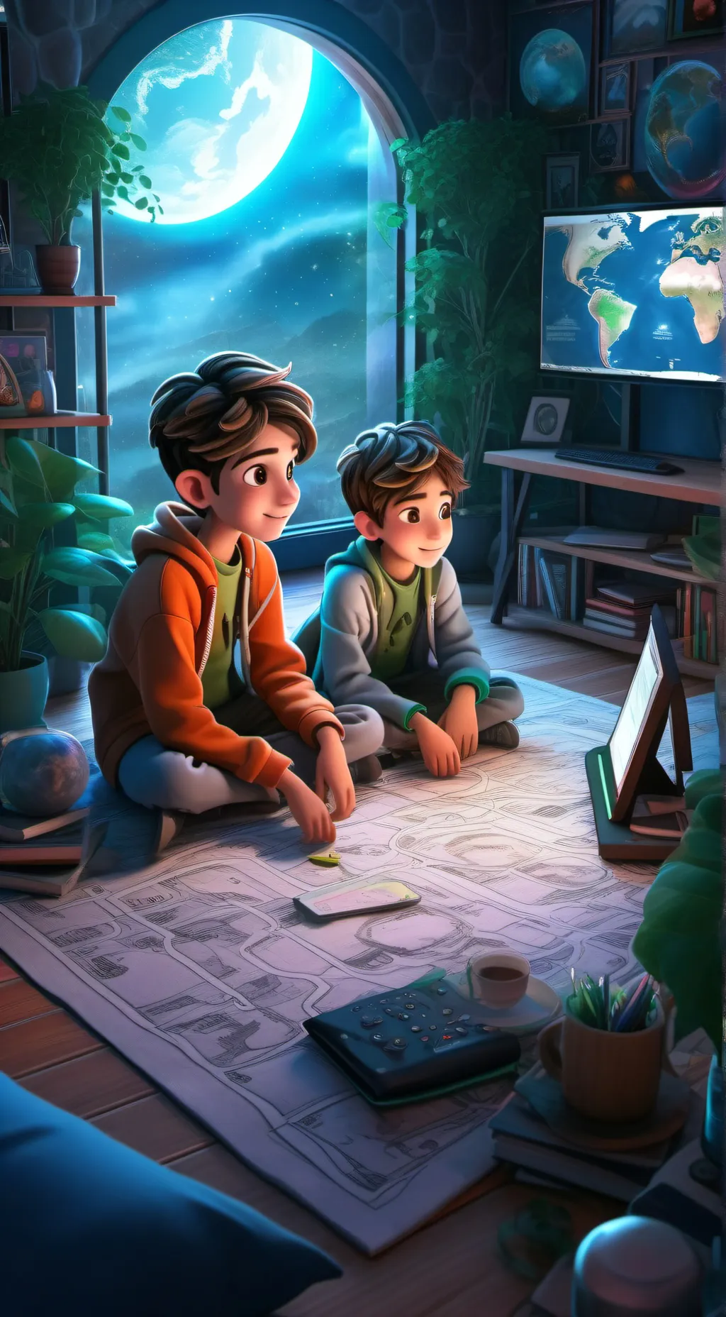 ai character: Green Tycoon: The Carbon Credit Crusader background