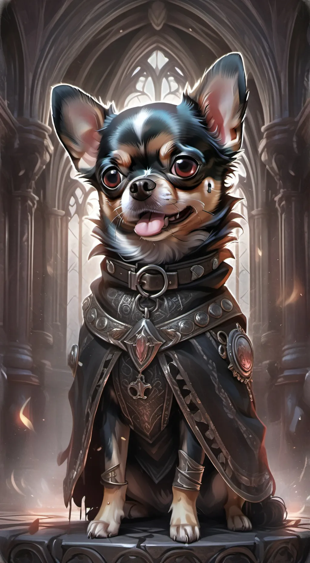 ai character: Angry Chihuahua background