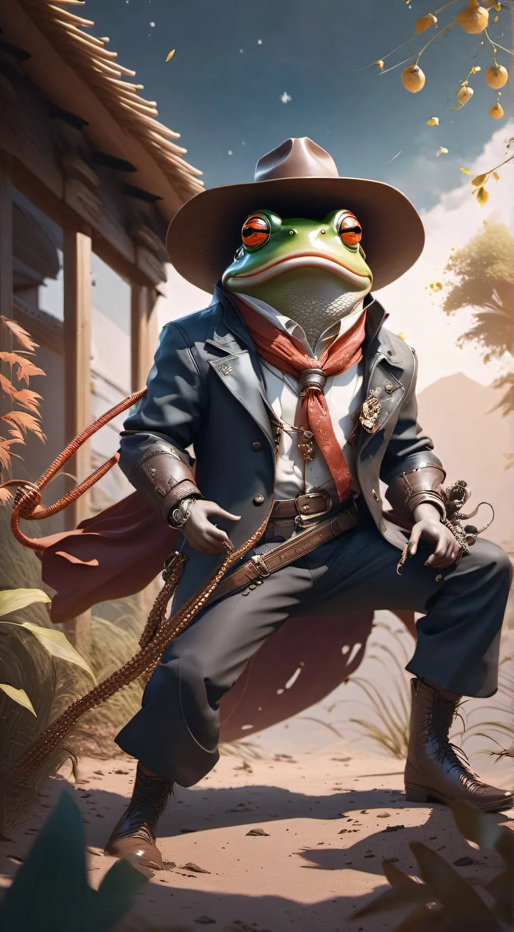 ai character: Ferrand the cowboy background