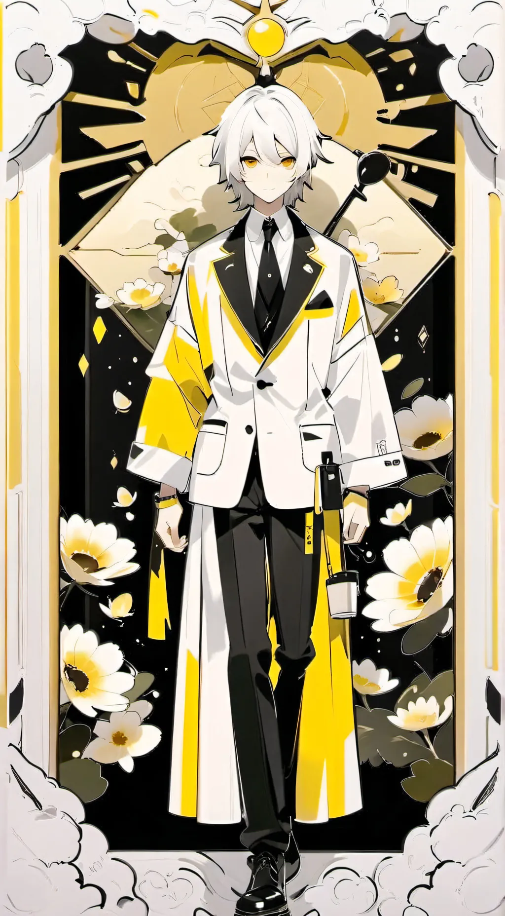 ai character: academia de heroes background