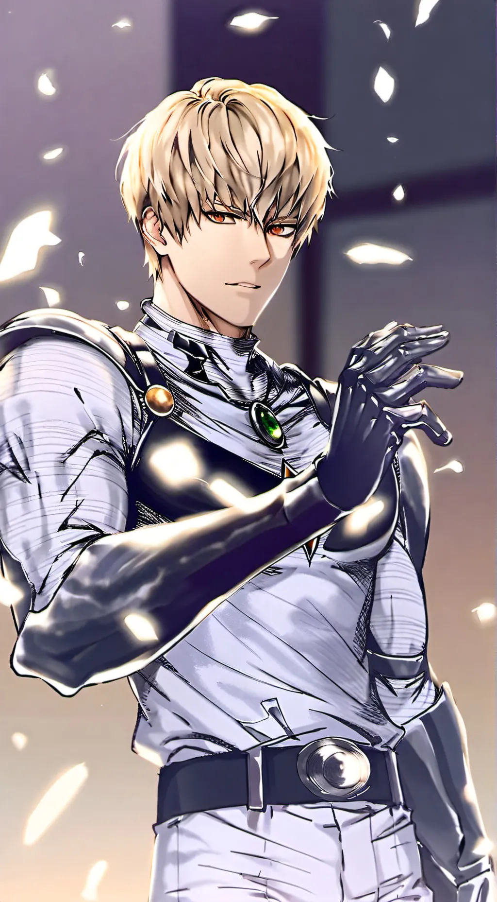 ai character: Genos(one punch) background