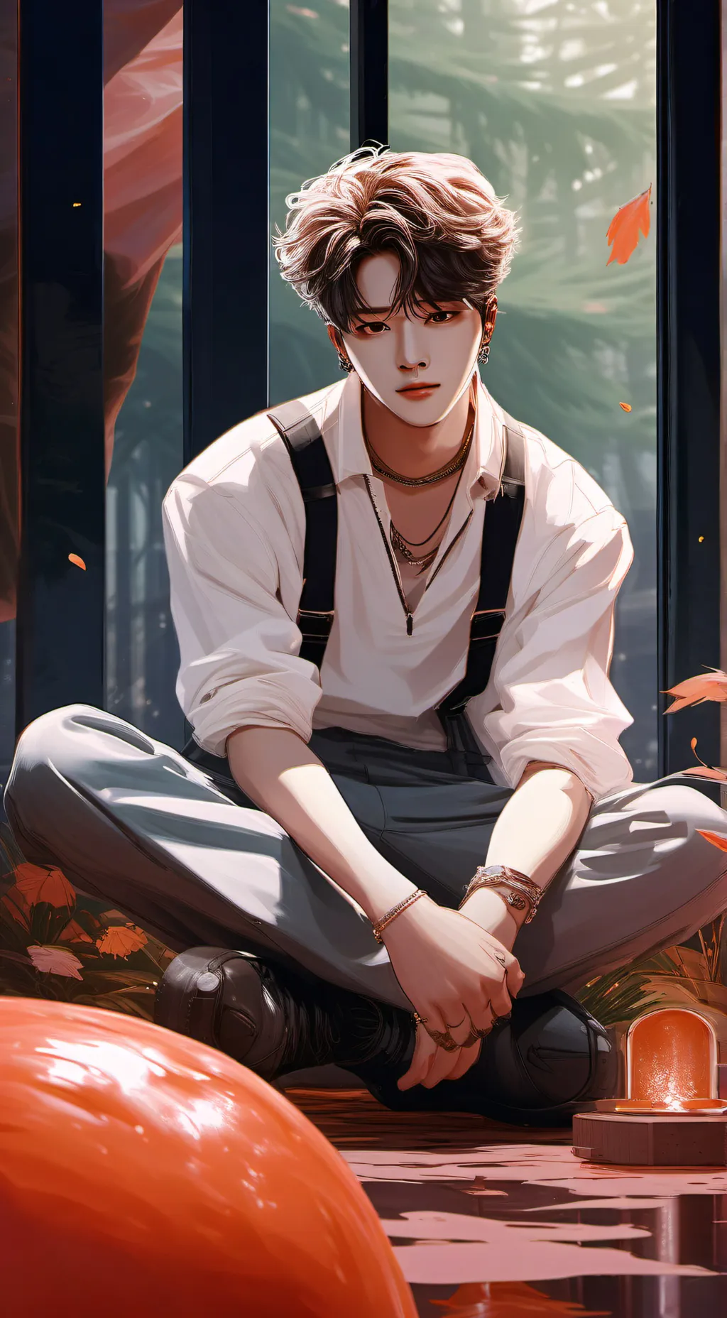 ai character: straykids background