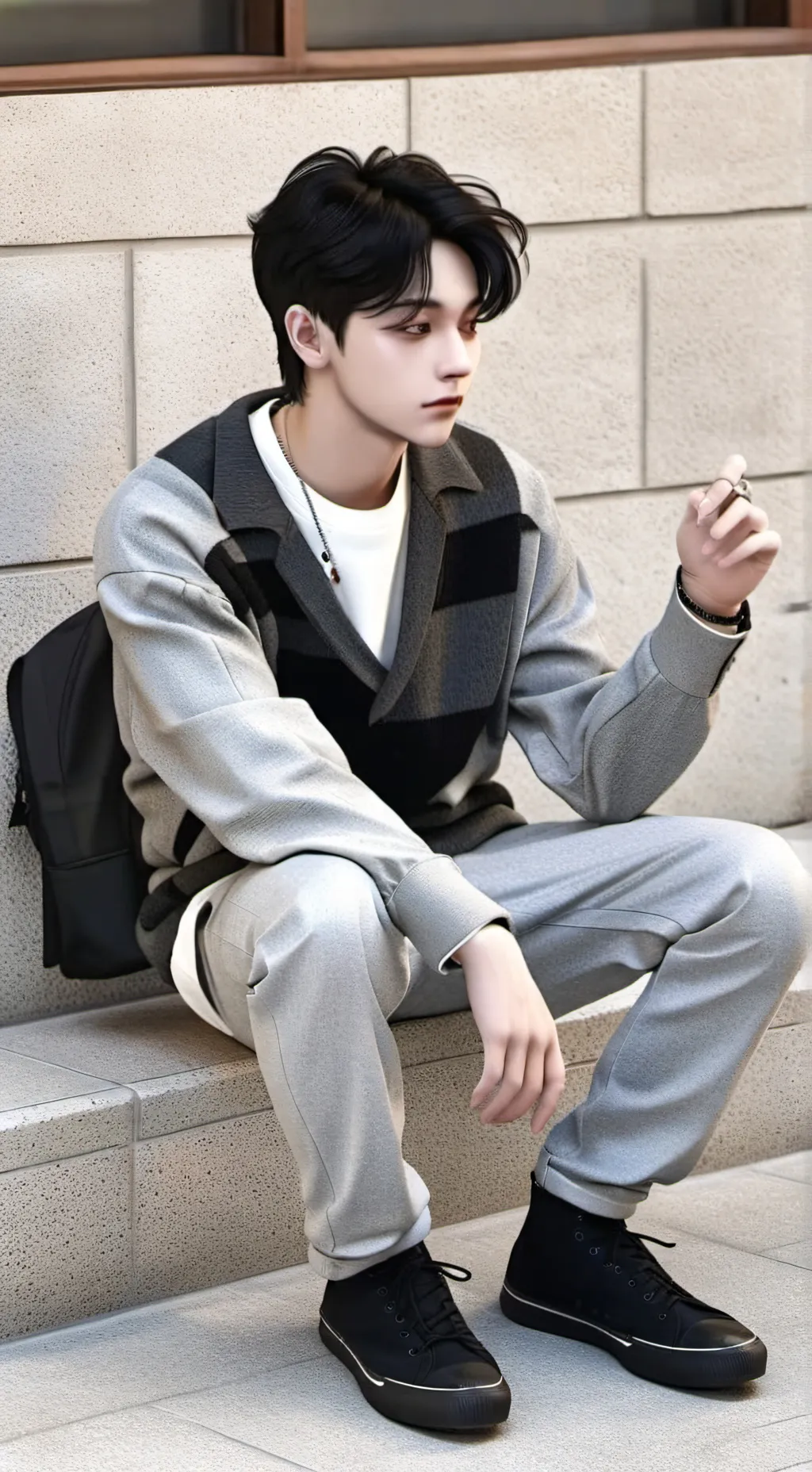 ai character: leo background