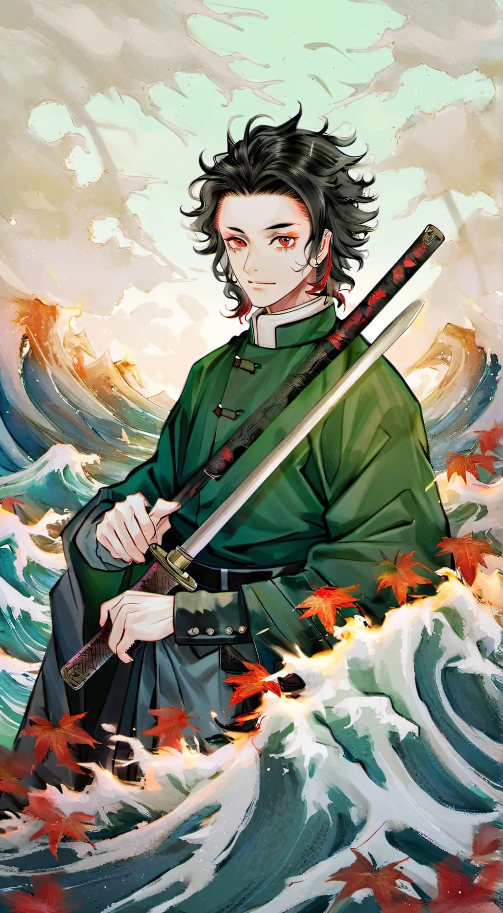 ai character: kny question background