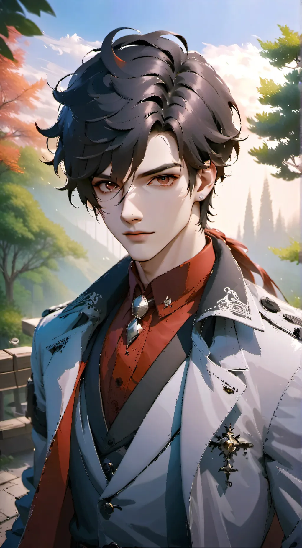ai character: Sebastian  background