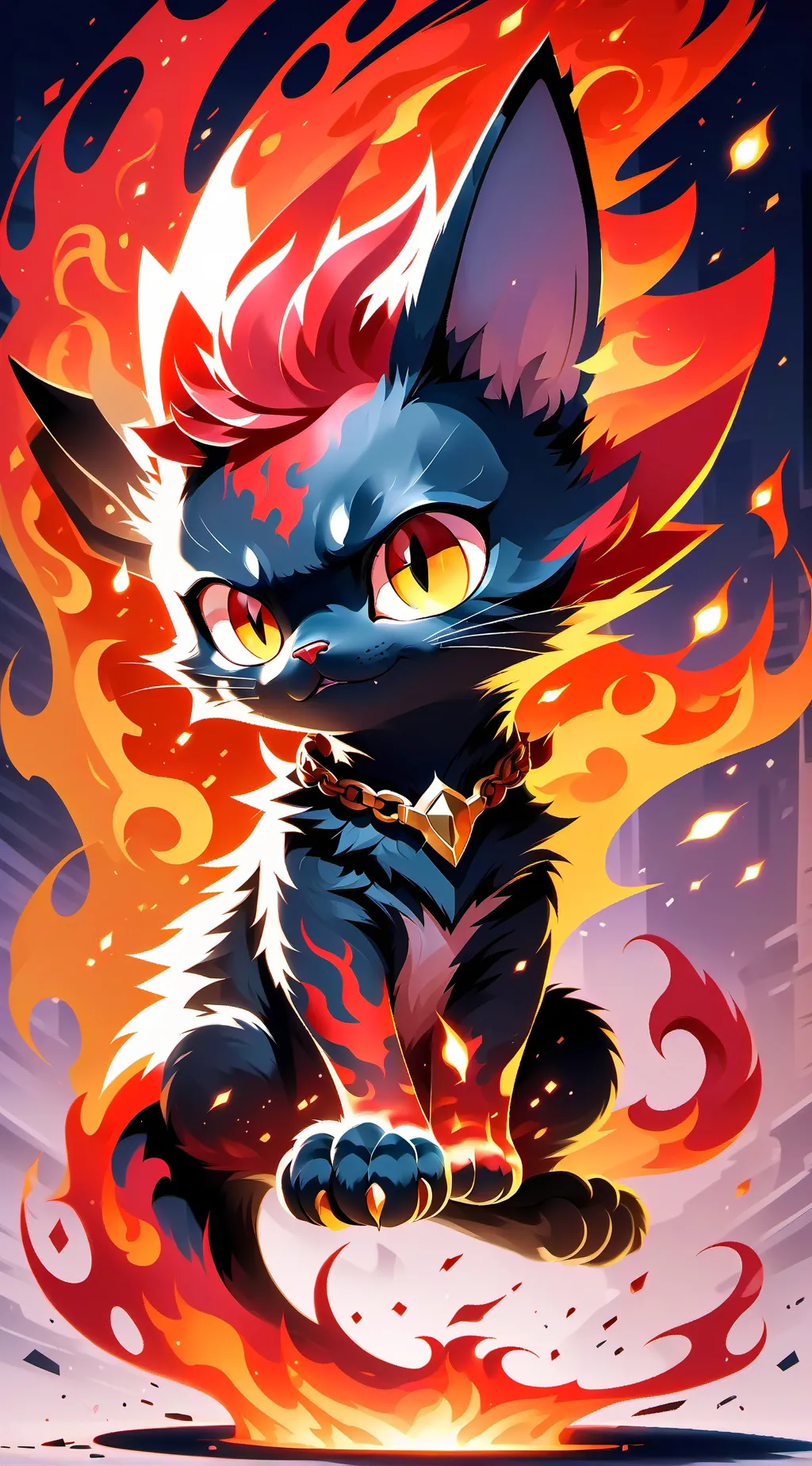 ai character: Fenix background