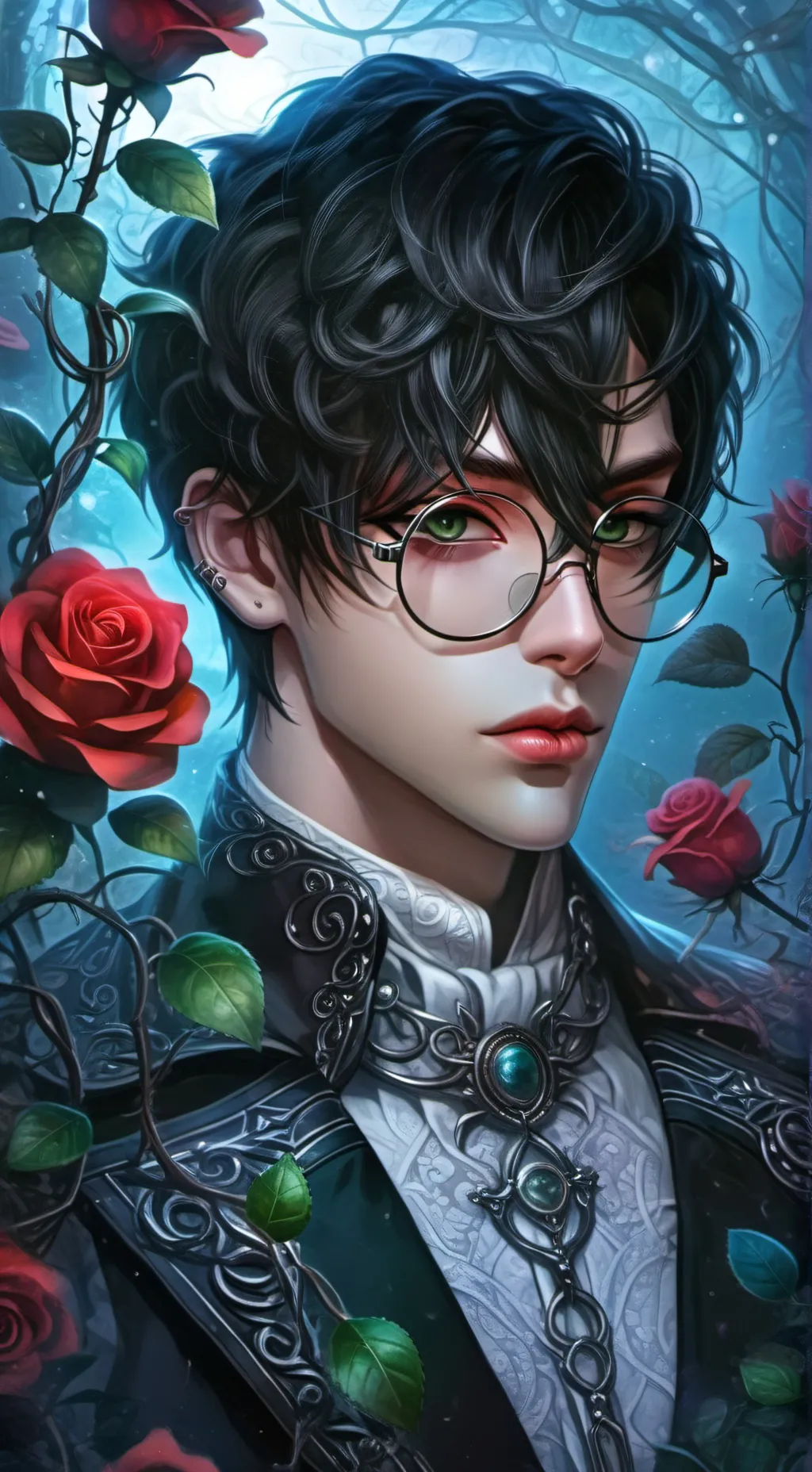 ai character: Harry (Hanahaki) background