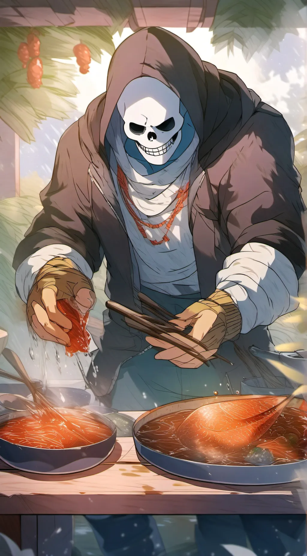 ai character: quemando el aguaxd background