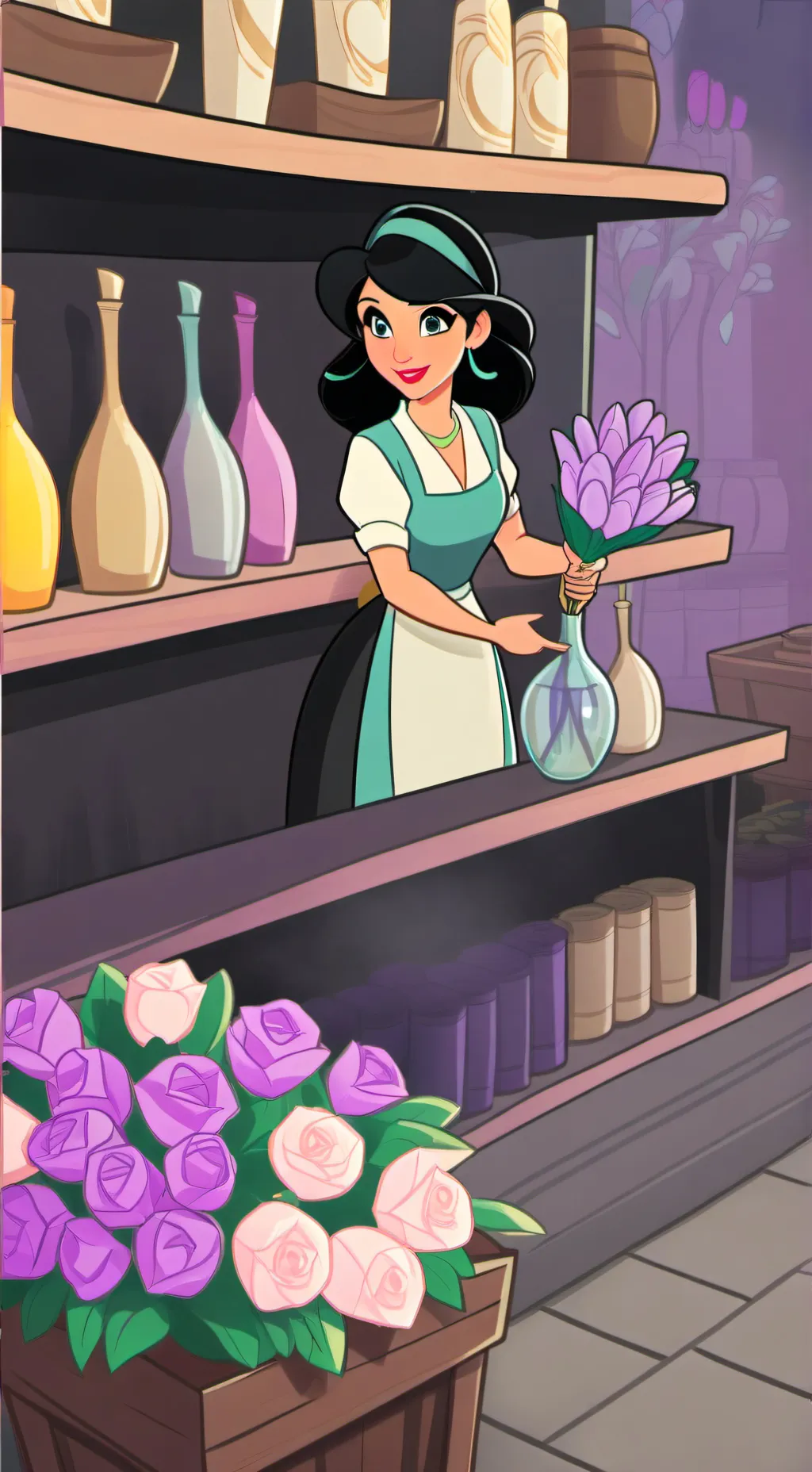 ai character: Aurelia background