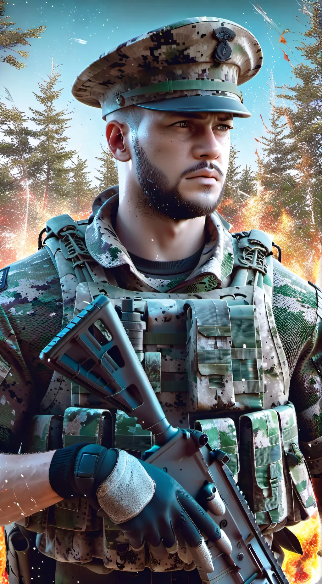 ai character: lieutenant john background