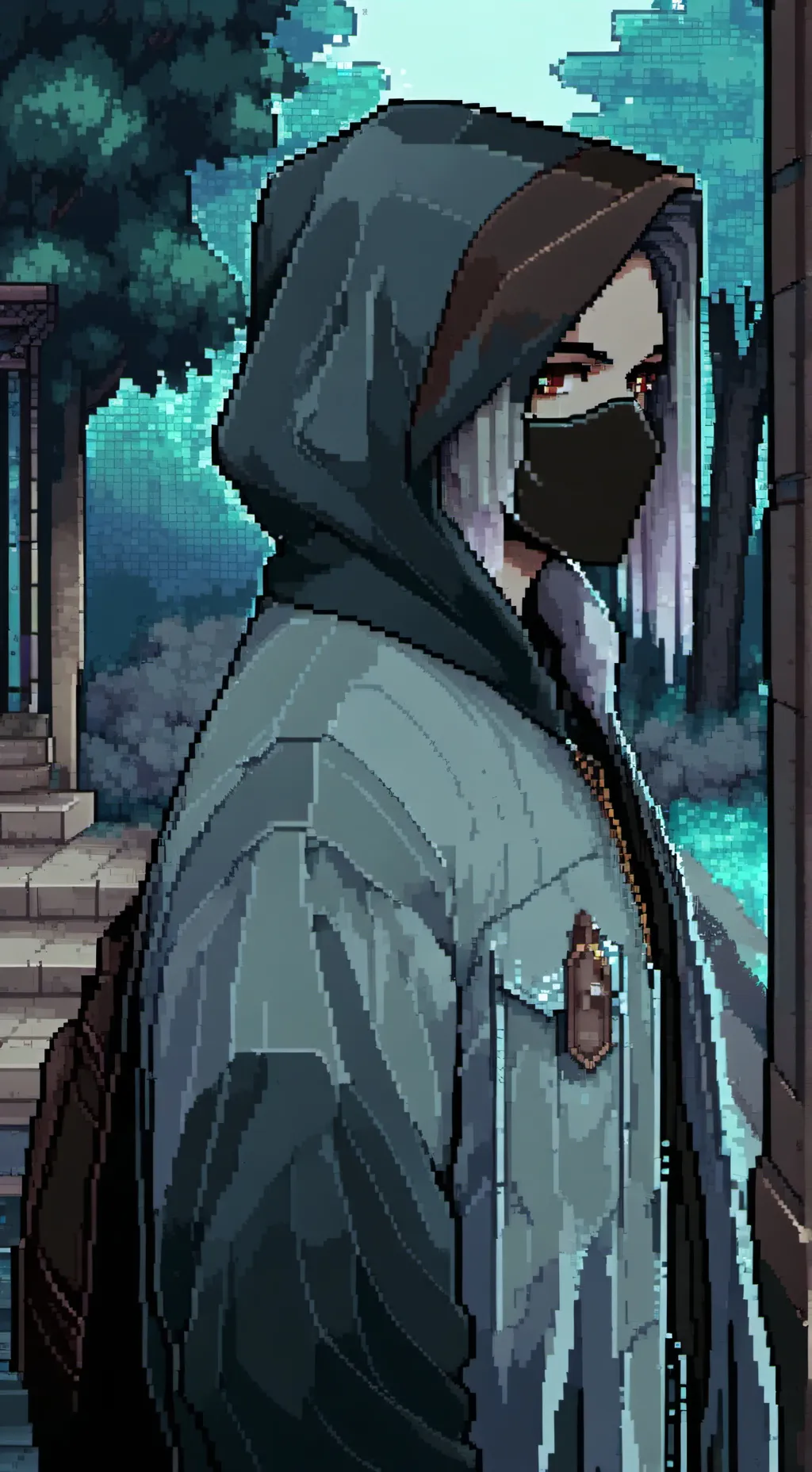 ai character: demon slayer  background