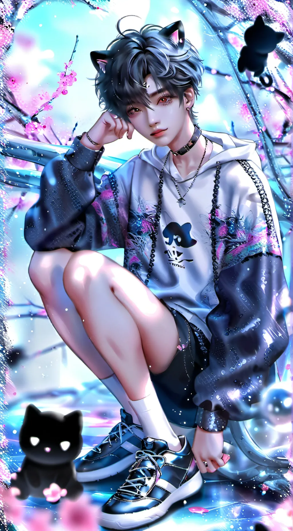 ai character: Dilan <3 background