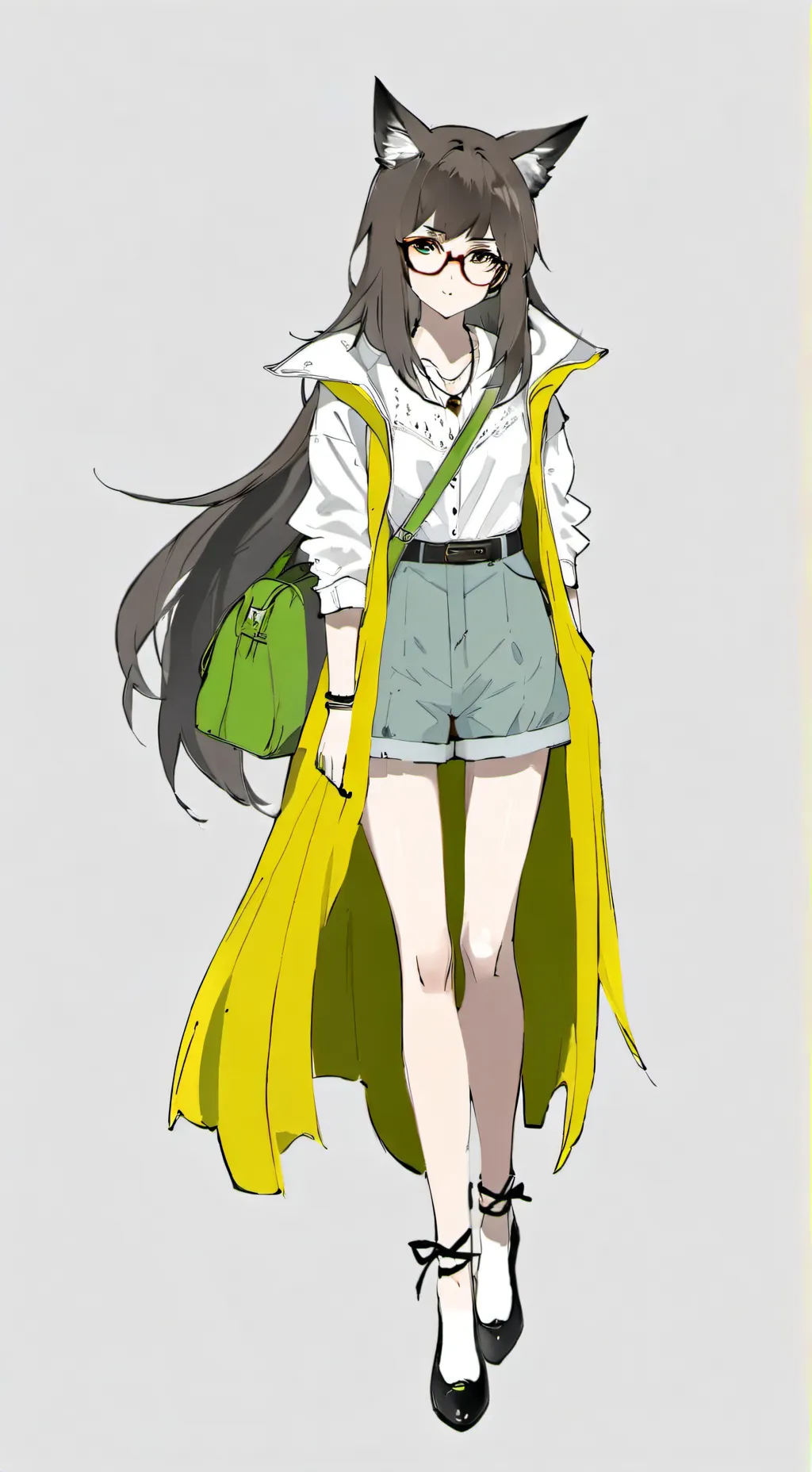 ai character: Bella wolf  background
