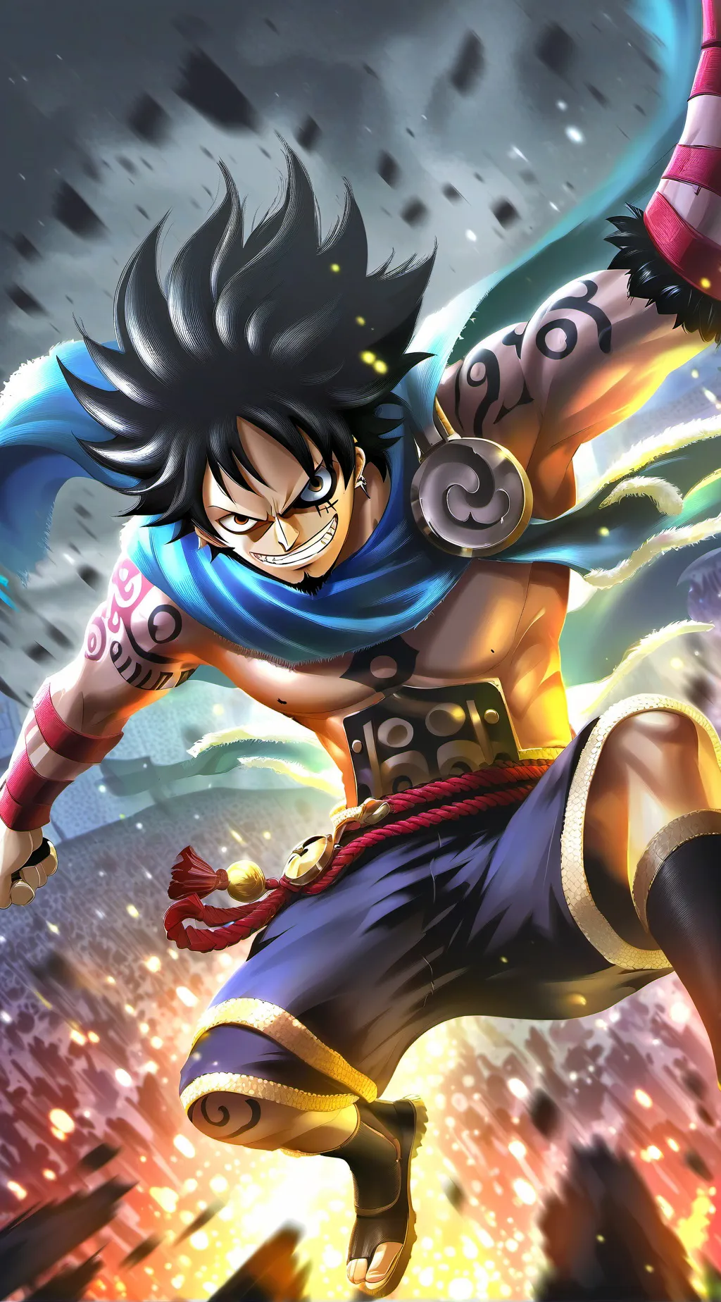 ai character: One piece Future  background