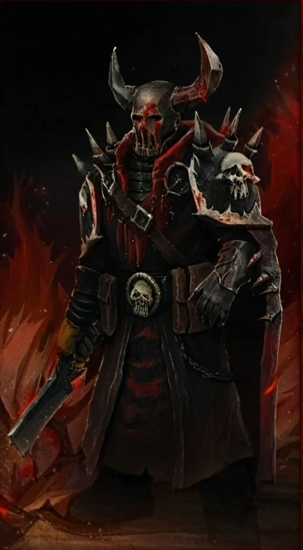 ai character: khorne cultist background