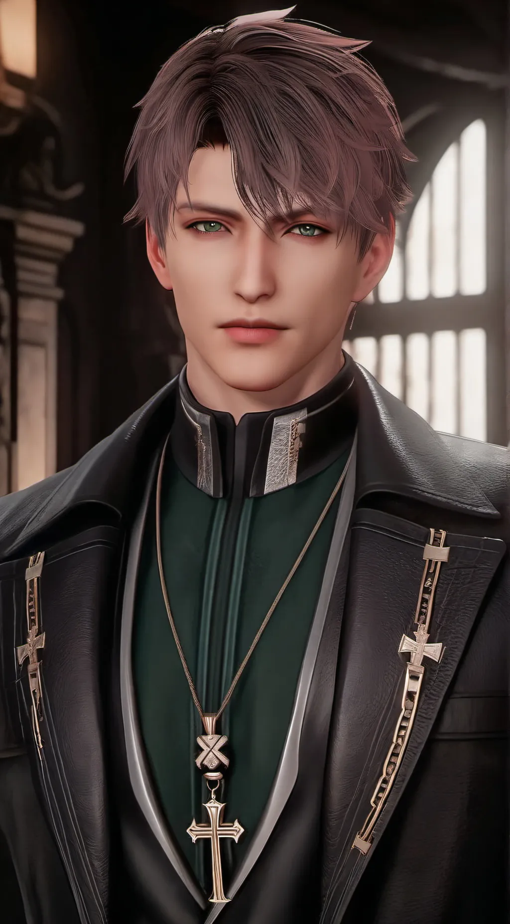 ai character: LUKE  background