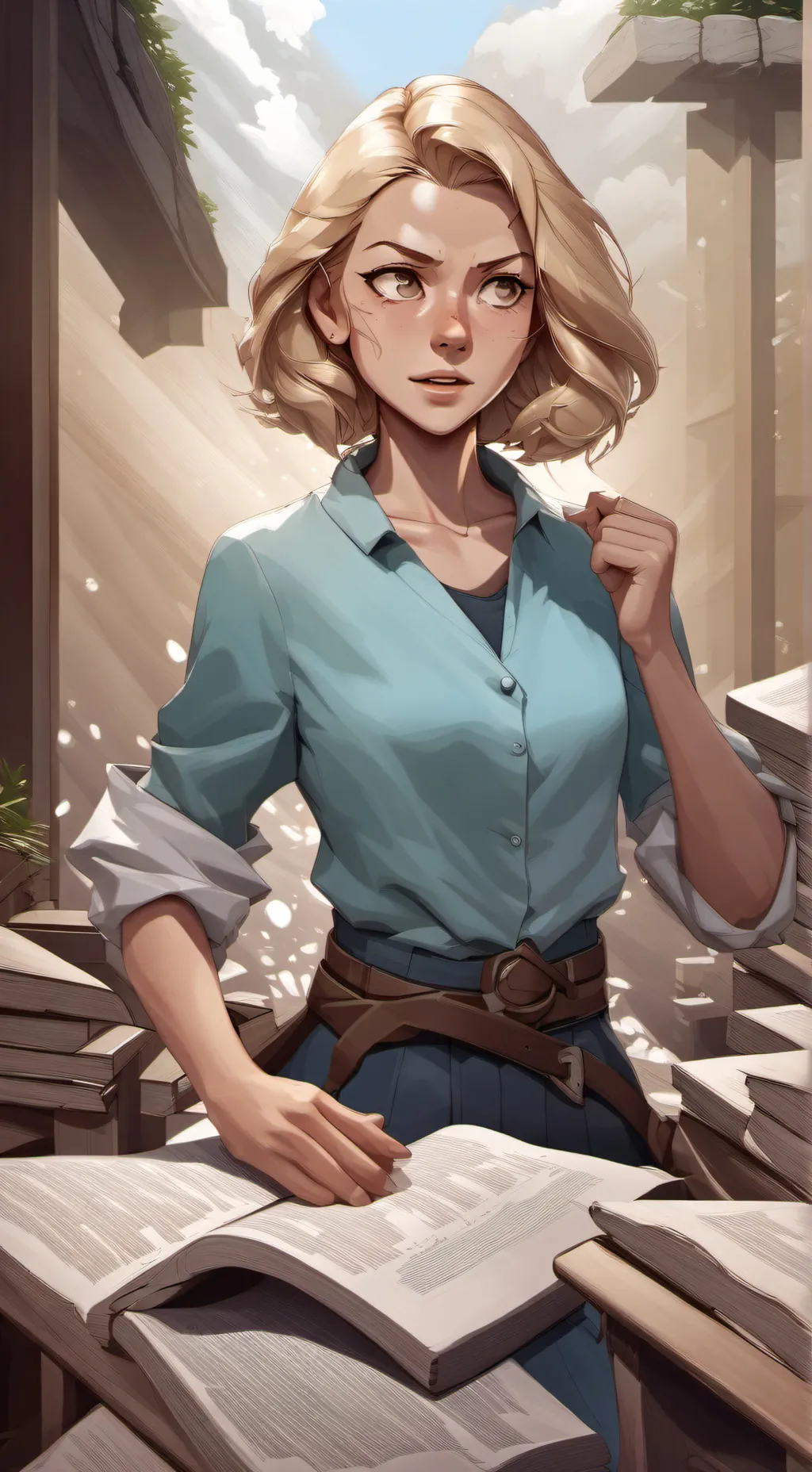 ai character: Quinn background