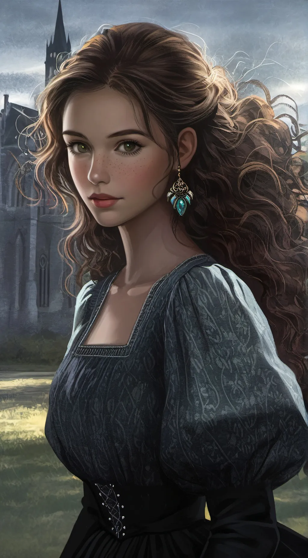 ai character: Charlotte Everett background