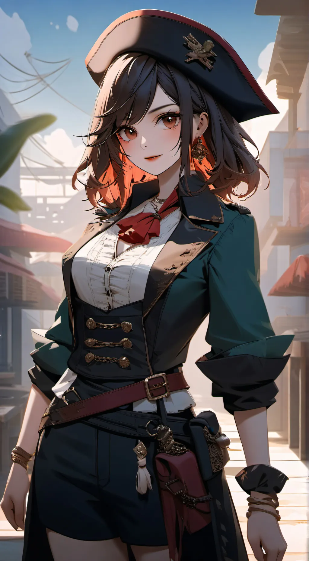 ai character: . Sarah  background