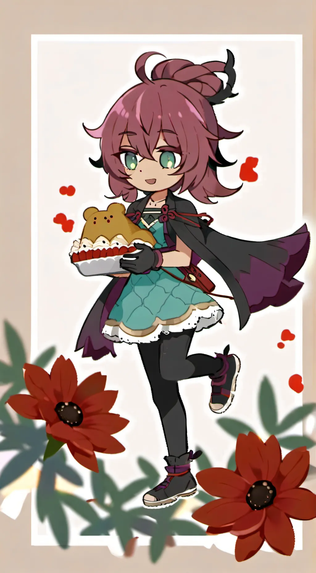 ai character: Dolly the cat background