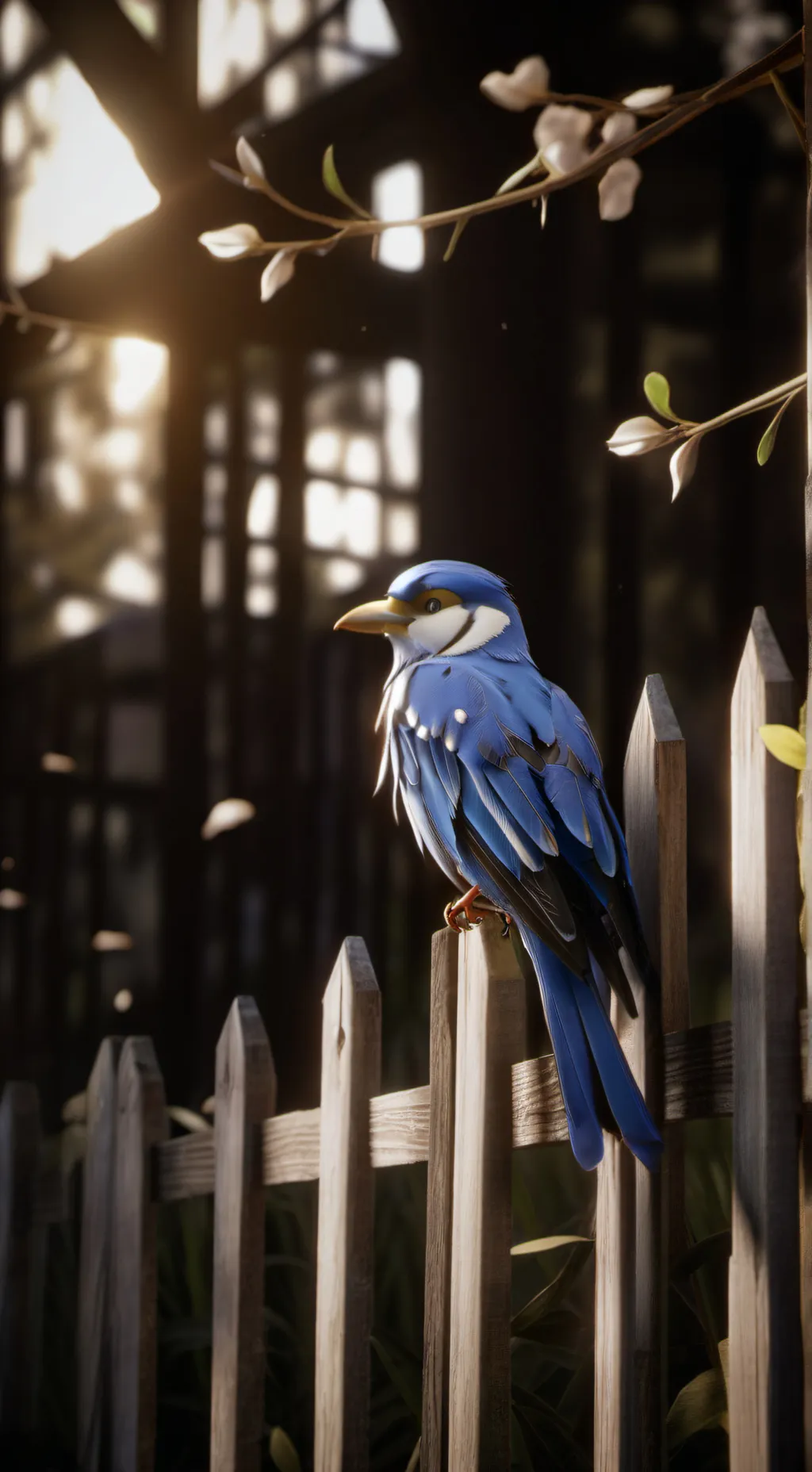 ai character: Jumping fences! background