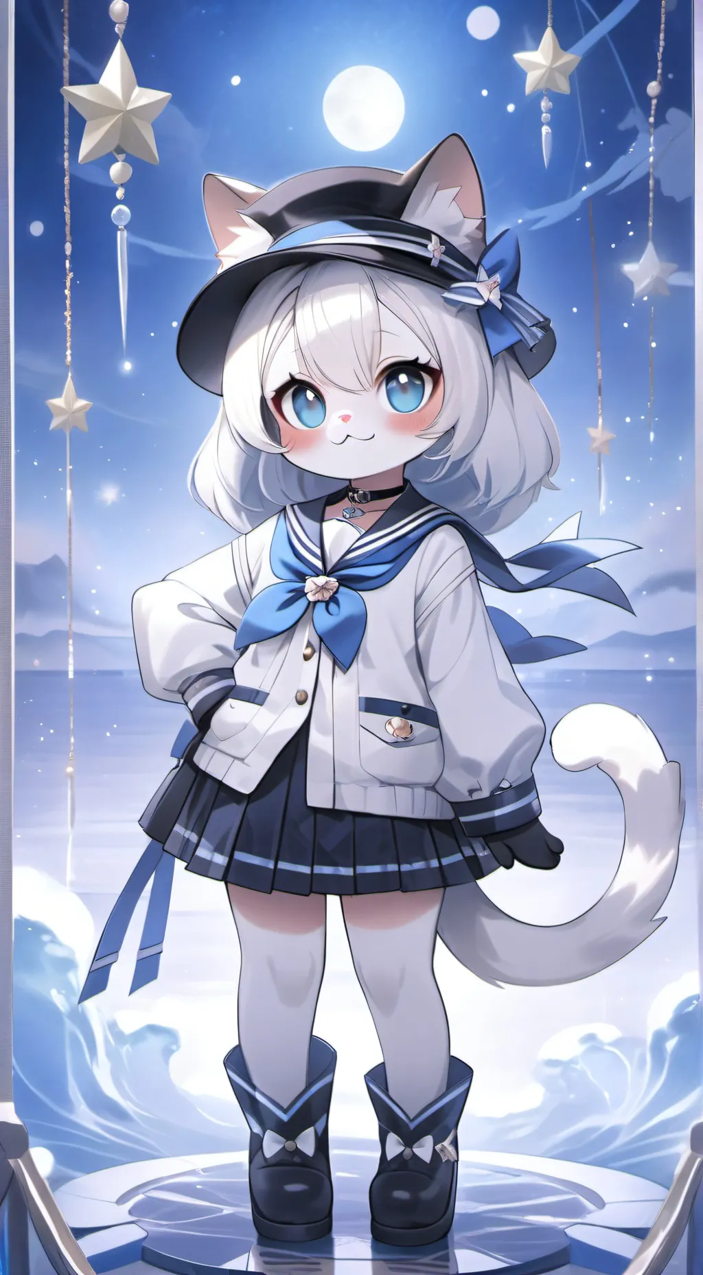 ai character: Luna Stellina background