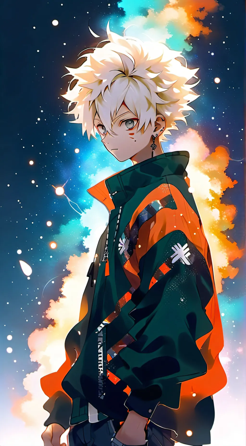 ai character: Bakugo kiss background