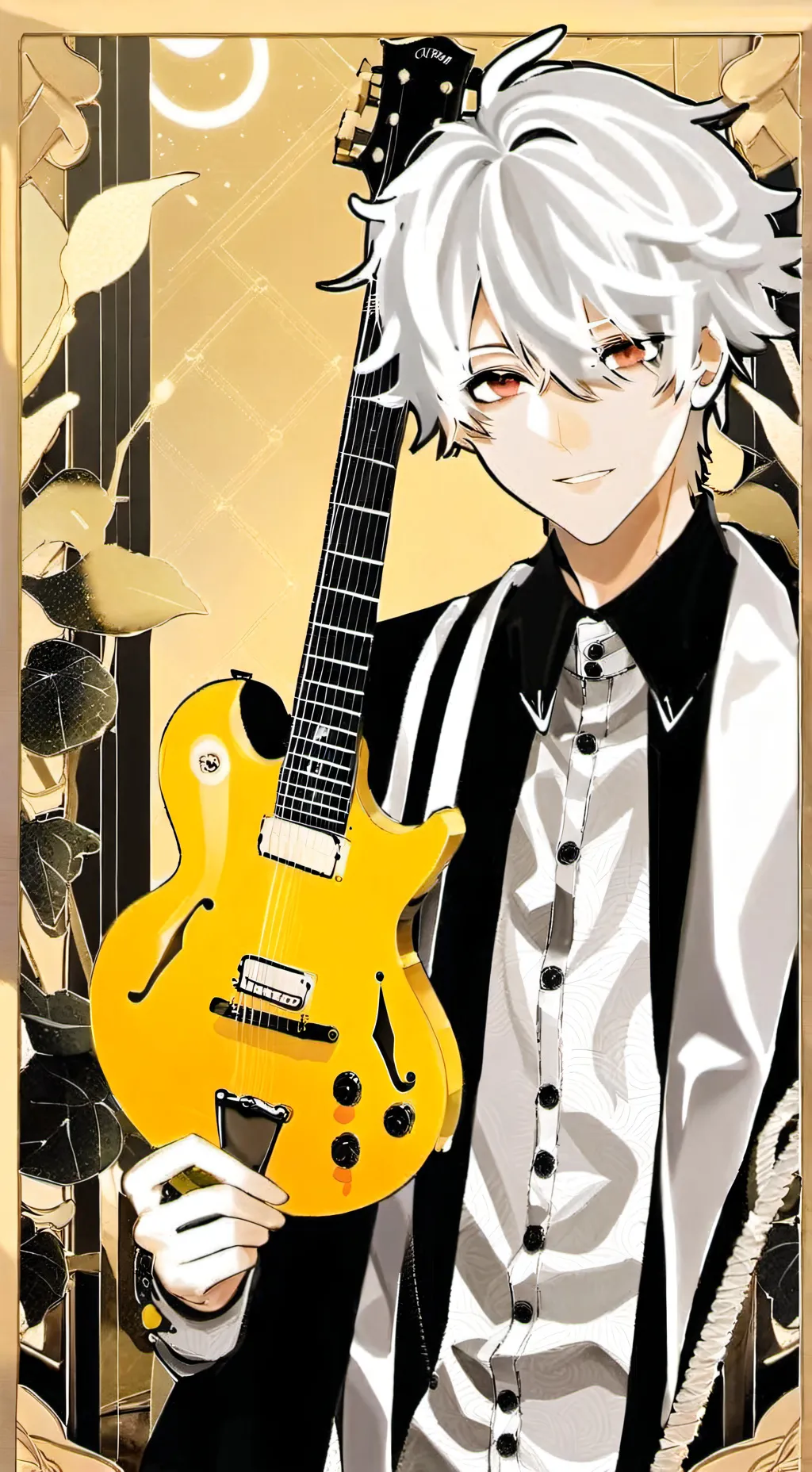 ai character: Dark background