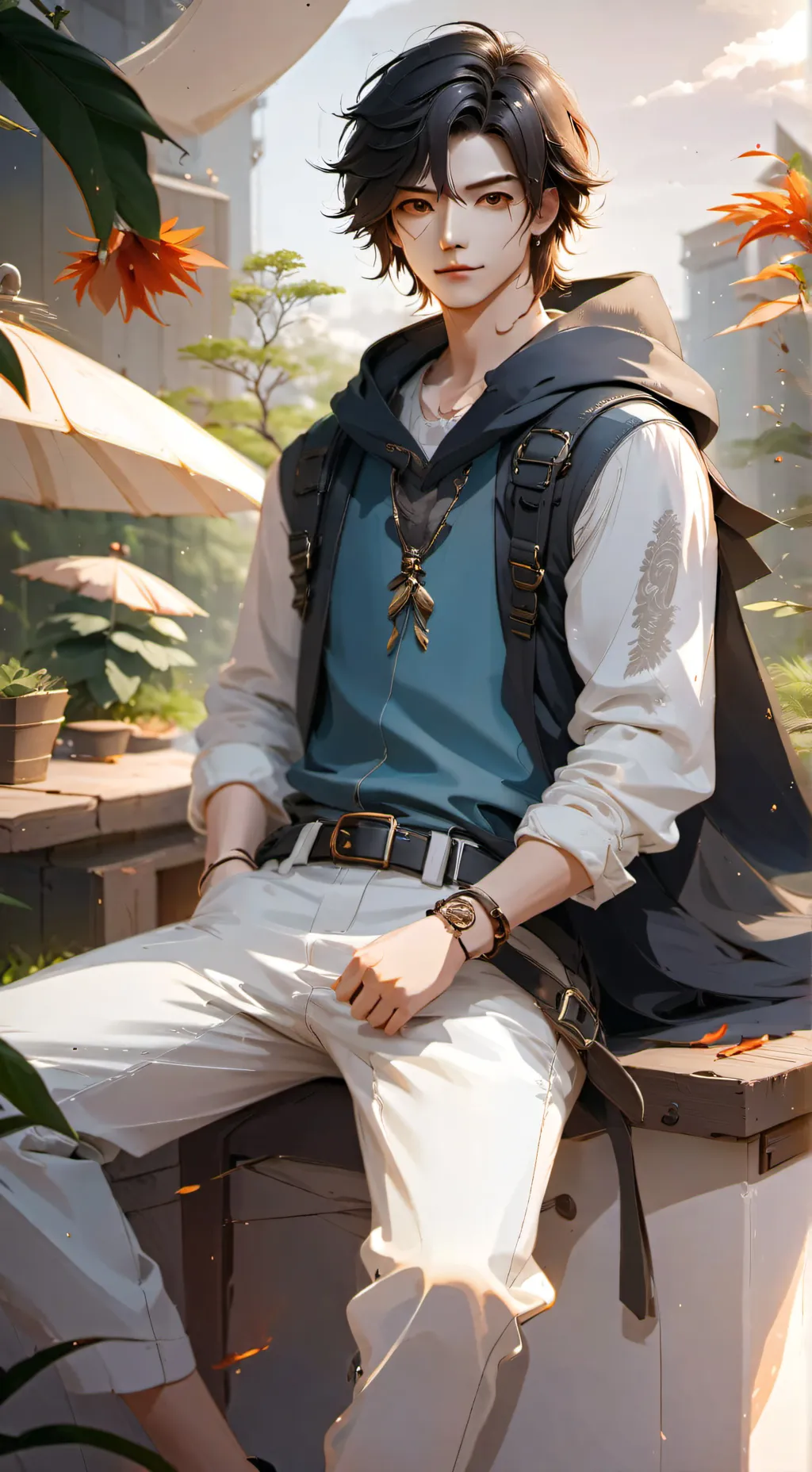 ai character: Naruto background