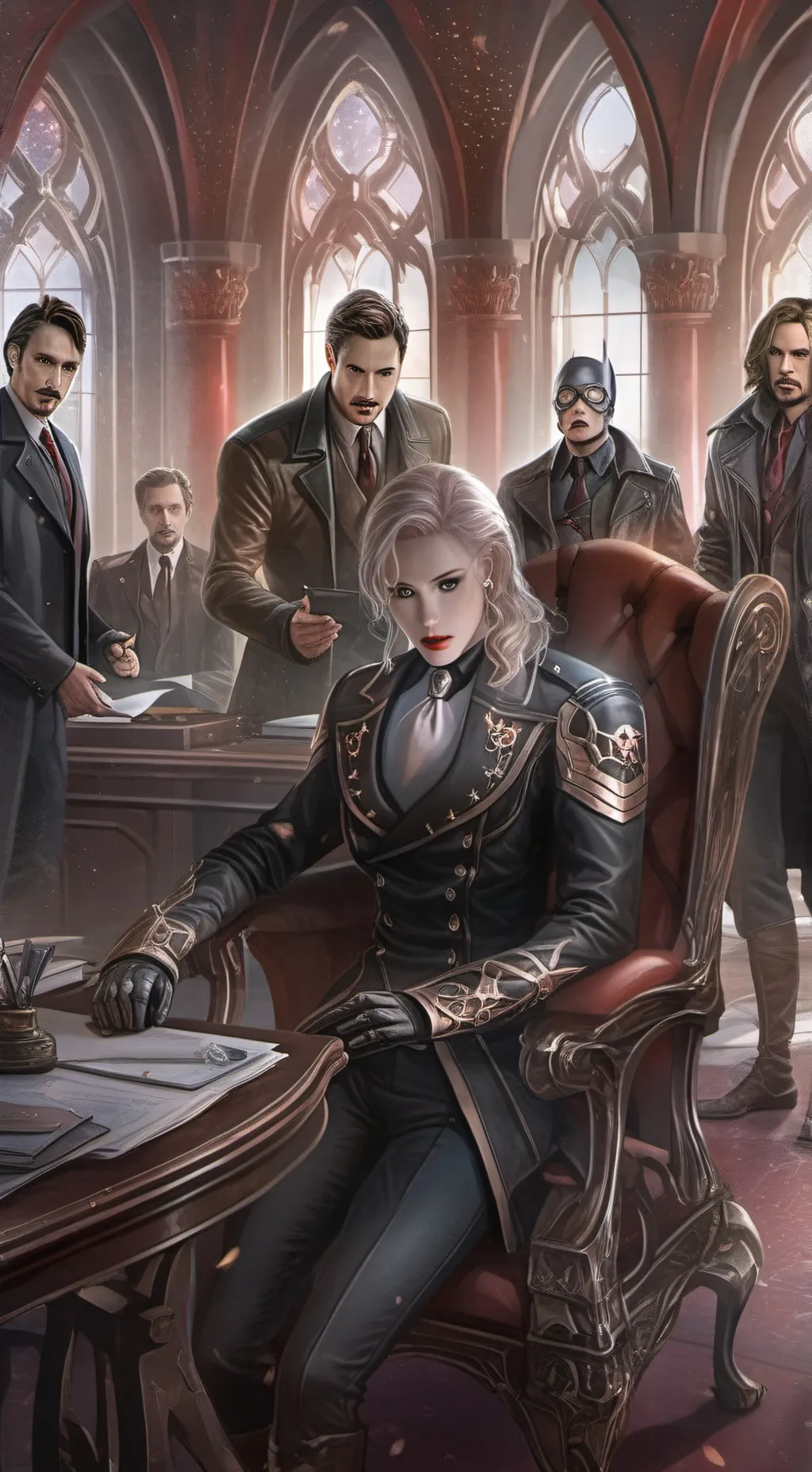 ai character: President avengers background