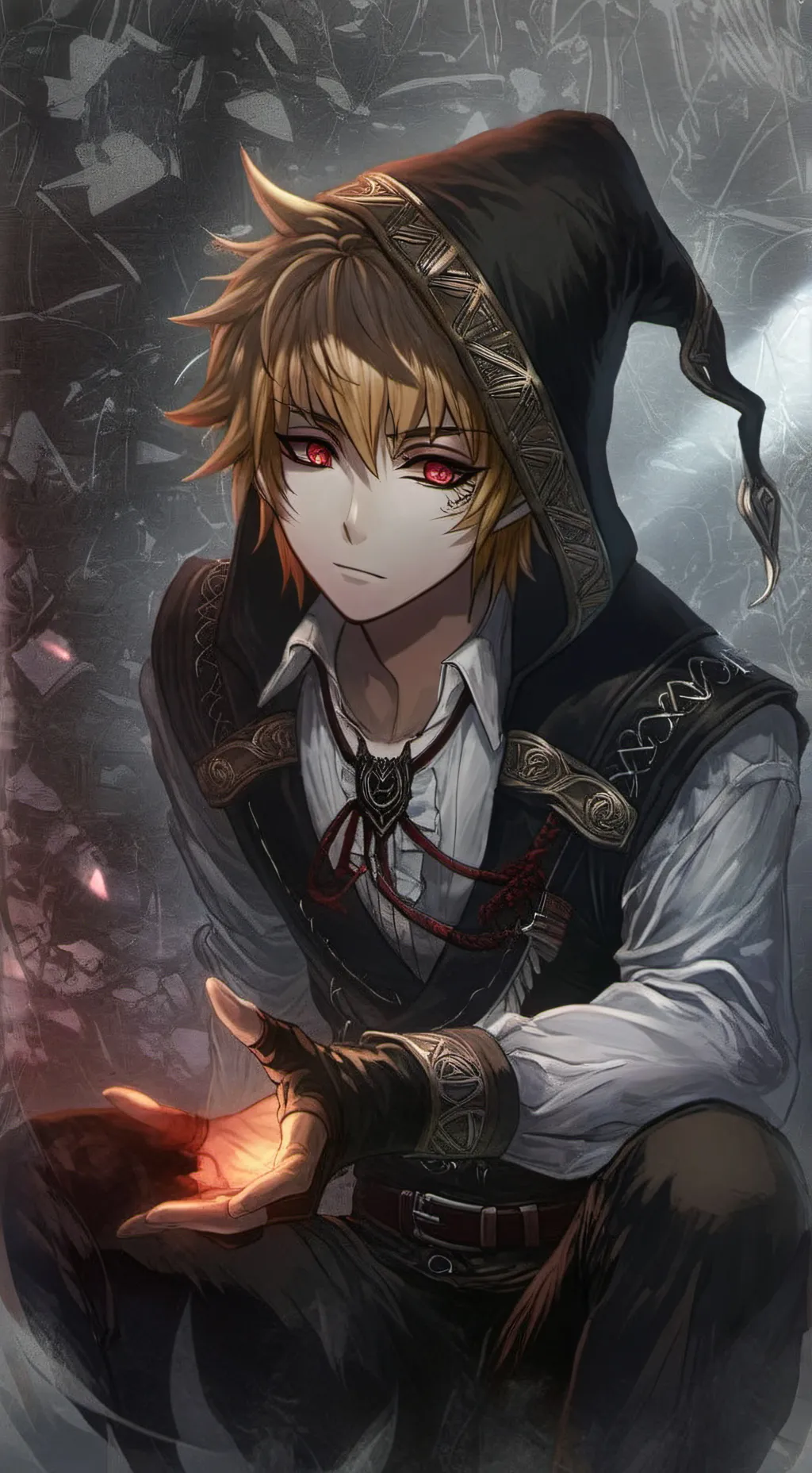 ai character: Ben Drowned background