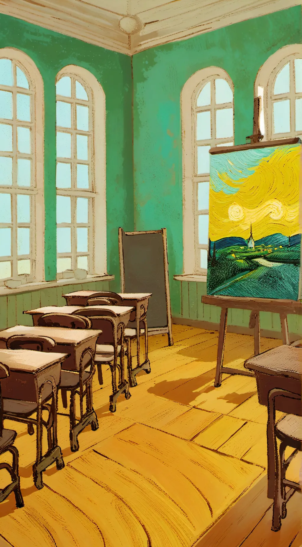 ai character: Class 028! background