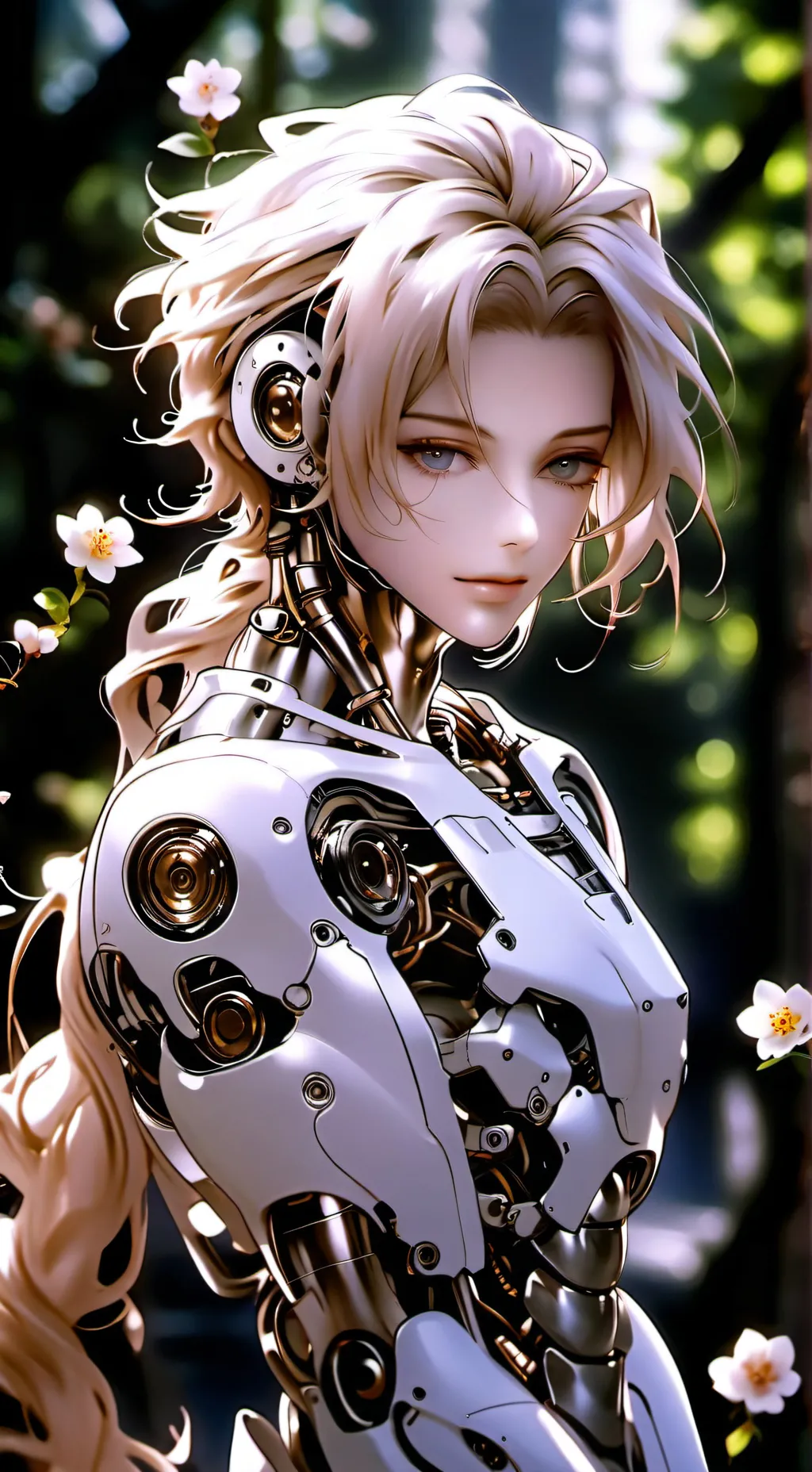 ai character: Flora background