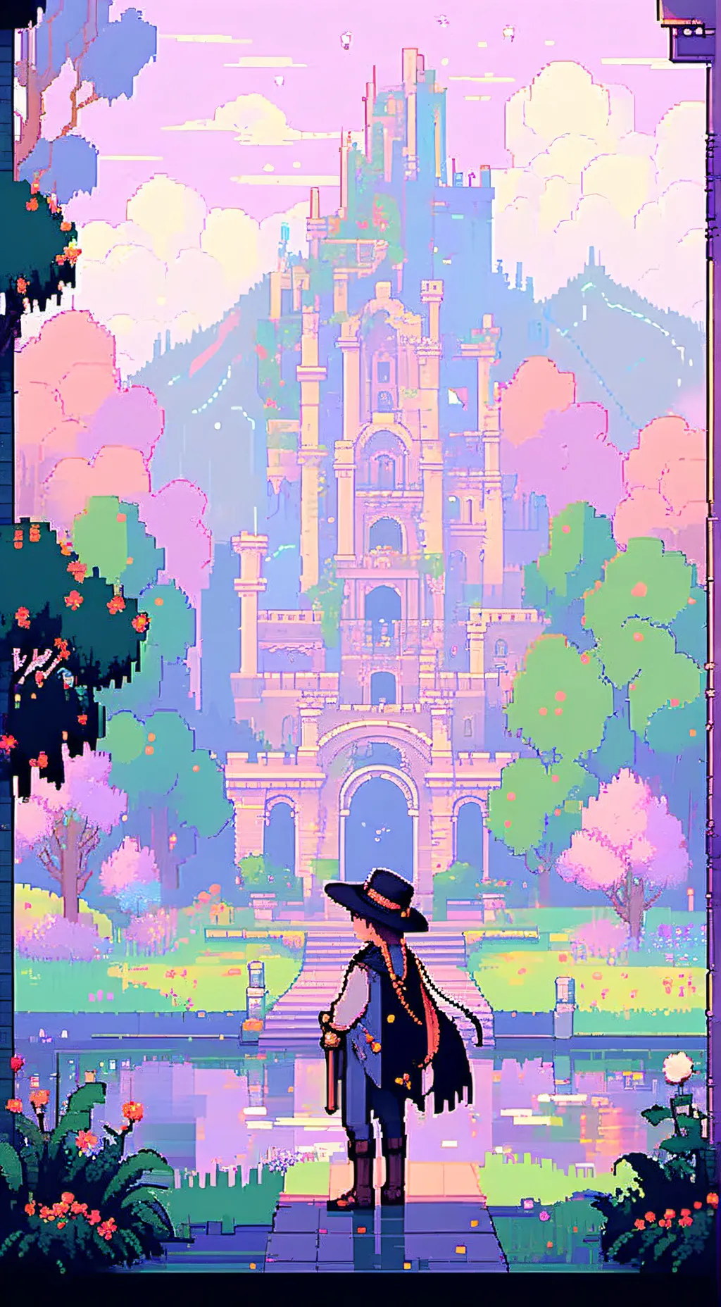 ai character: dandy world creep background