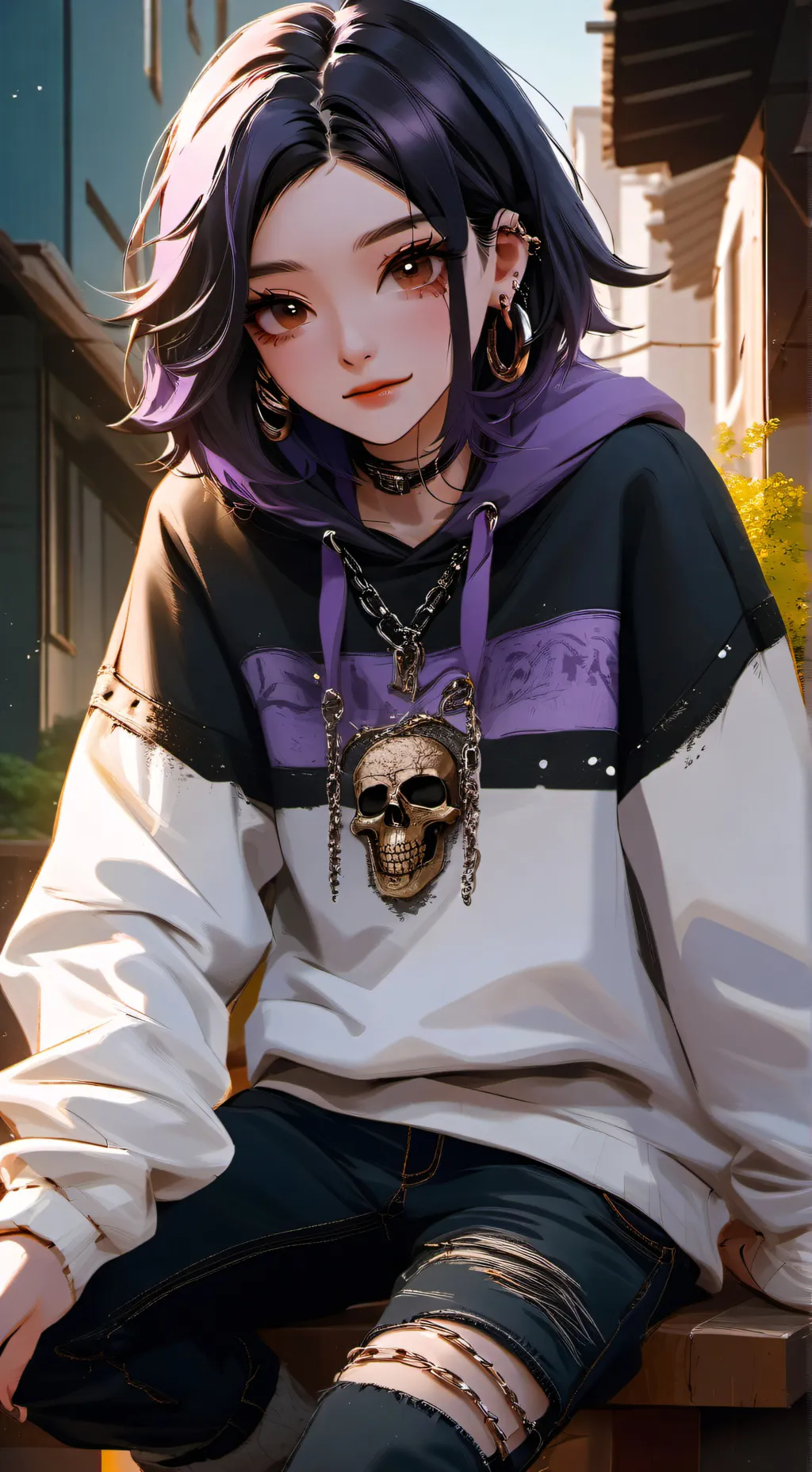 ai character: Ash background