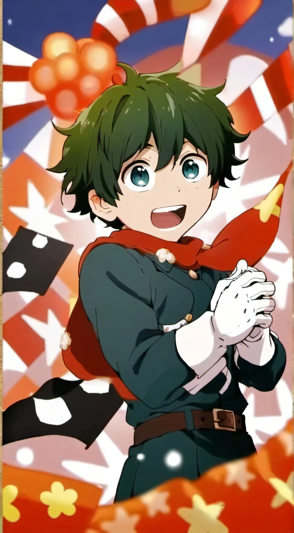 ai character: deku père  background