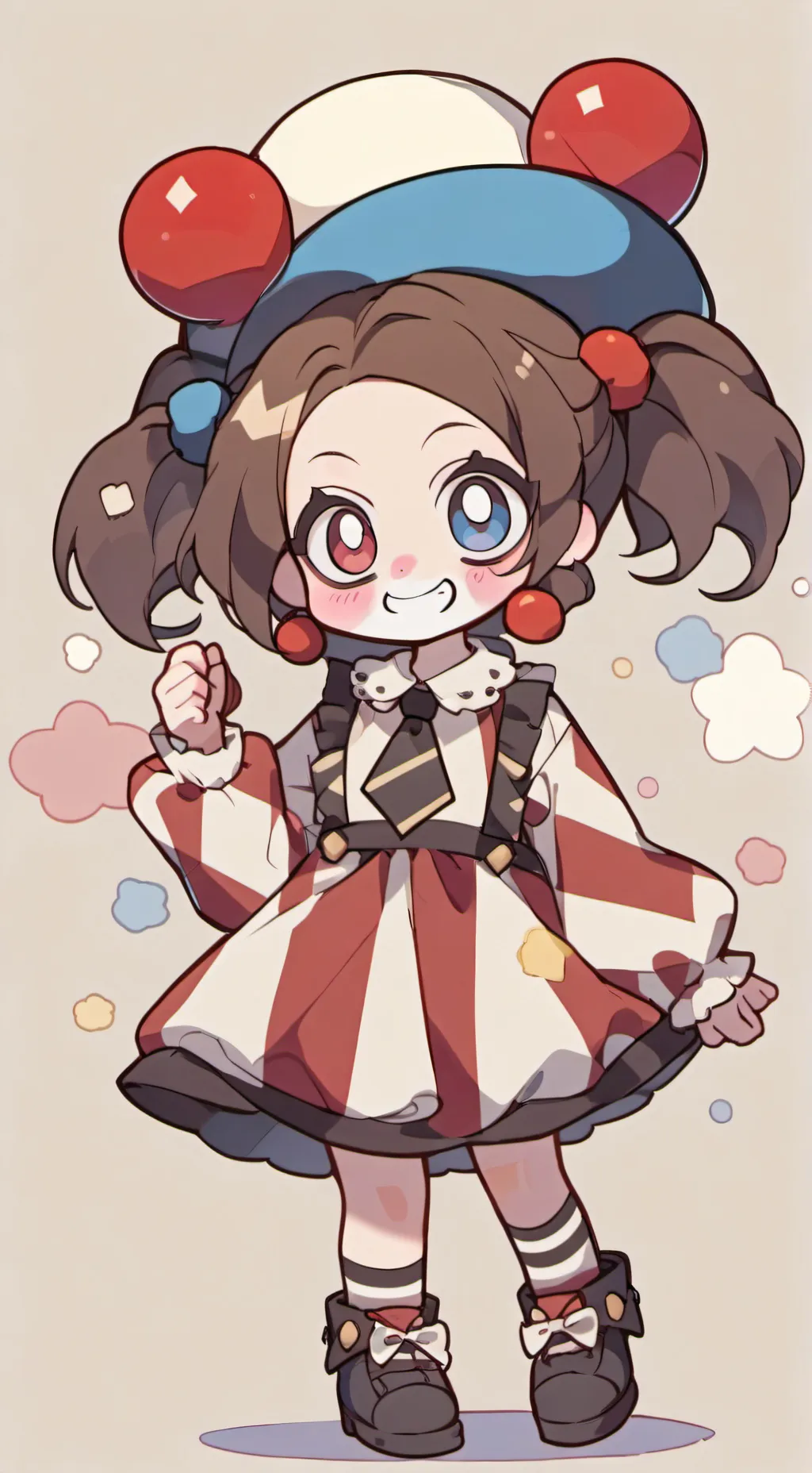ai character: Pomni  background
