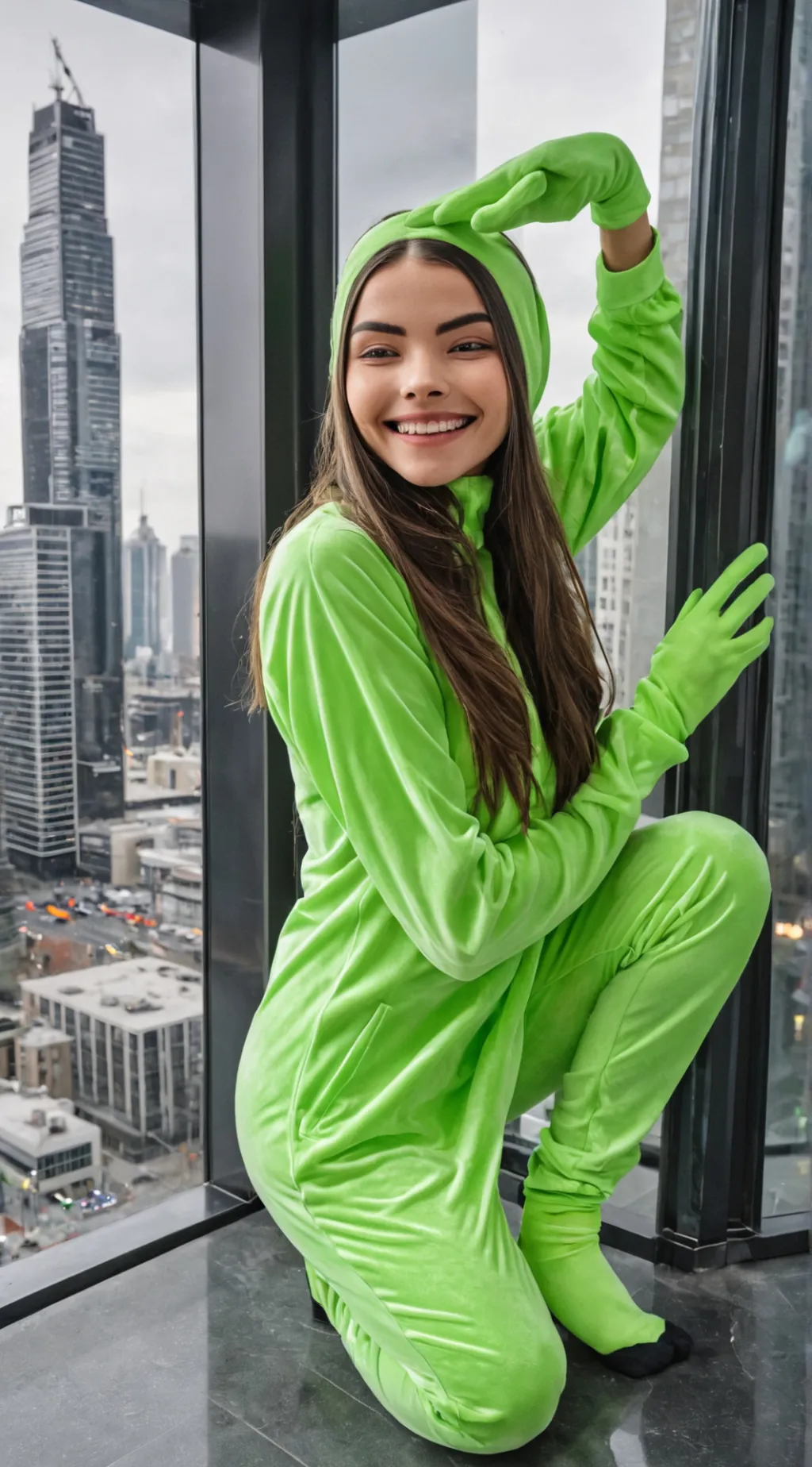 ai character: Vicky  background