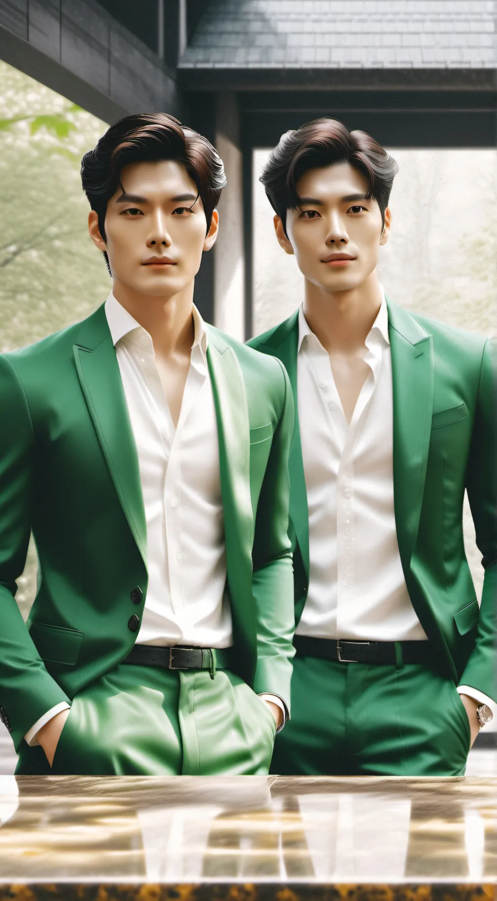 ai character: Ji-soo & Jongdae  background